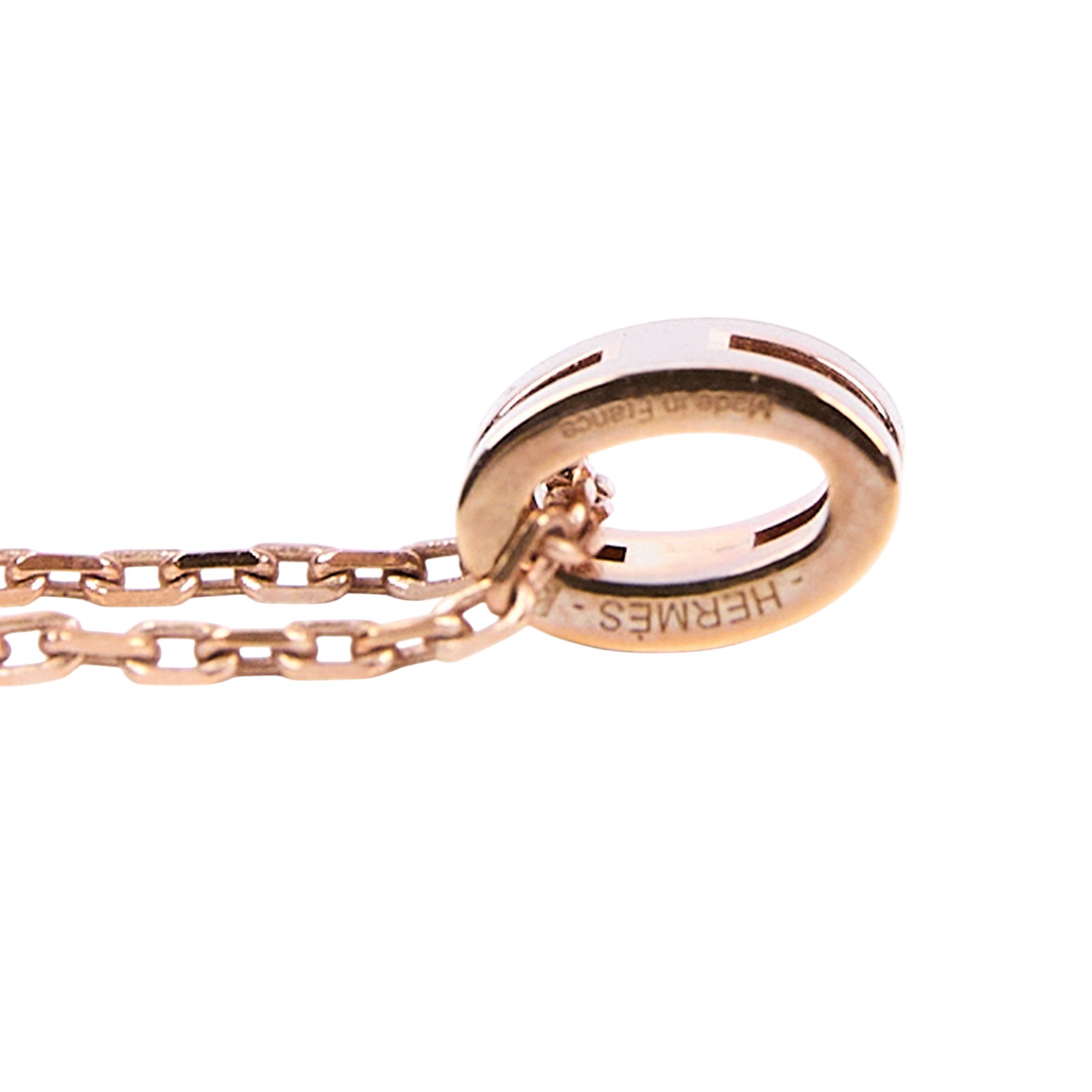 愛馬仕 Hermes Mini Pop H 墜飾 新金色 H147992FOA9 棕MINI POP H項鍊 原廠盒子/防塵袋/購買證明