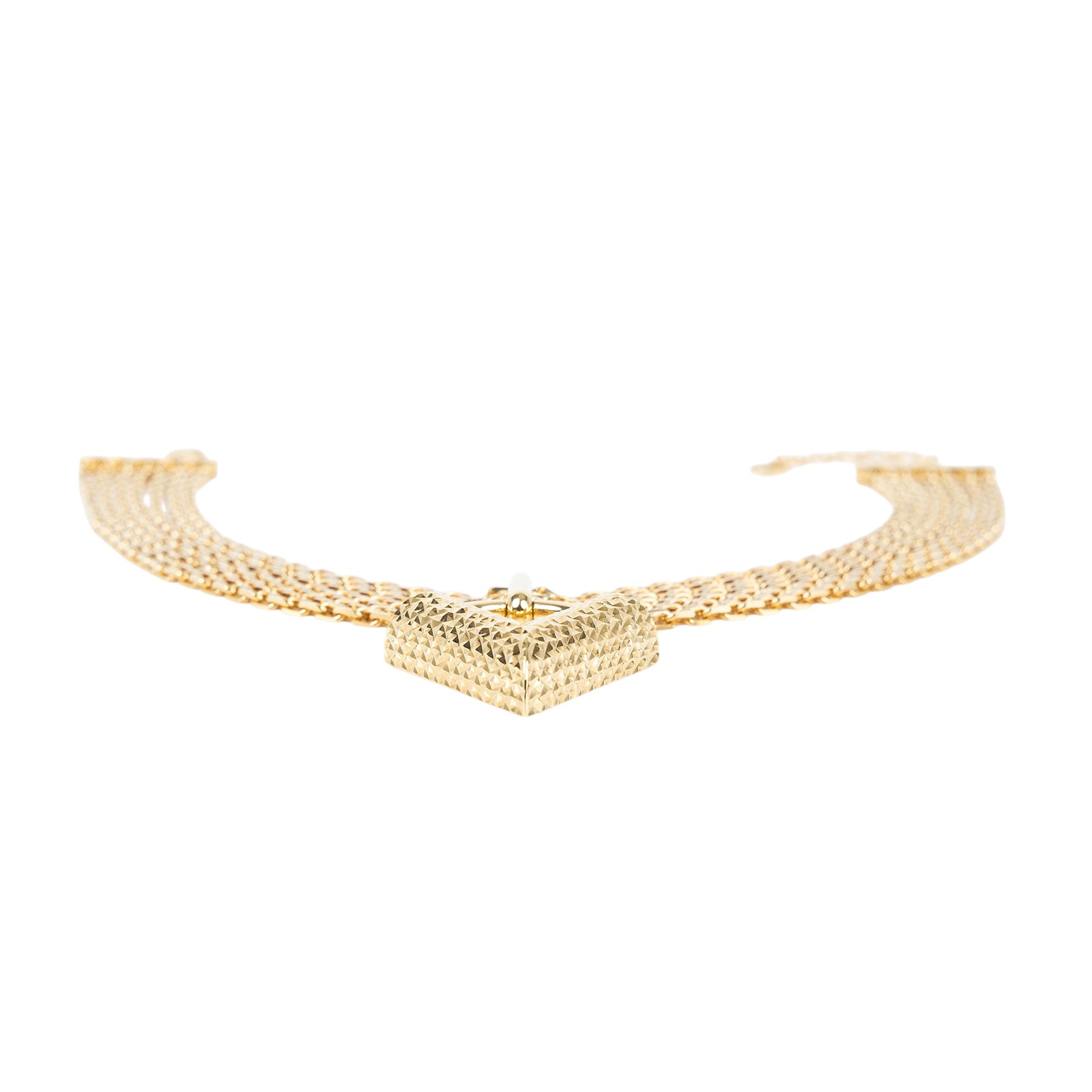路易威登 LOUIS VUITTON Essential V Guilloche Choker 項鍊 M67440  原廠盒子/防塵袋