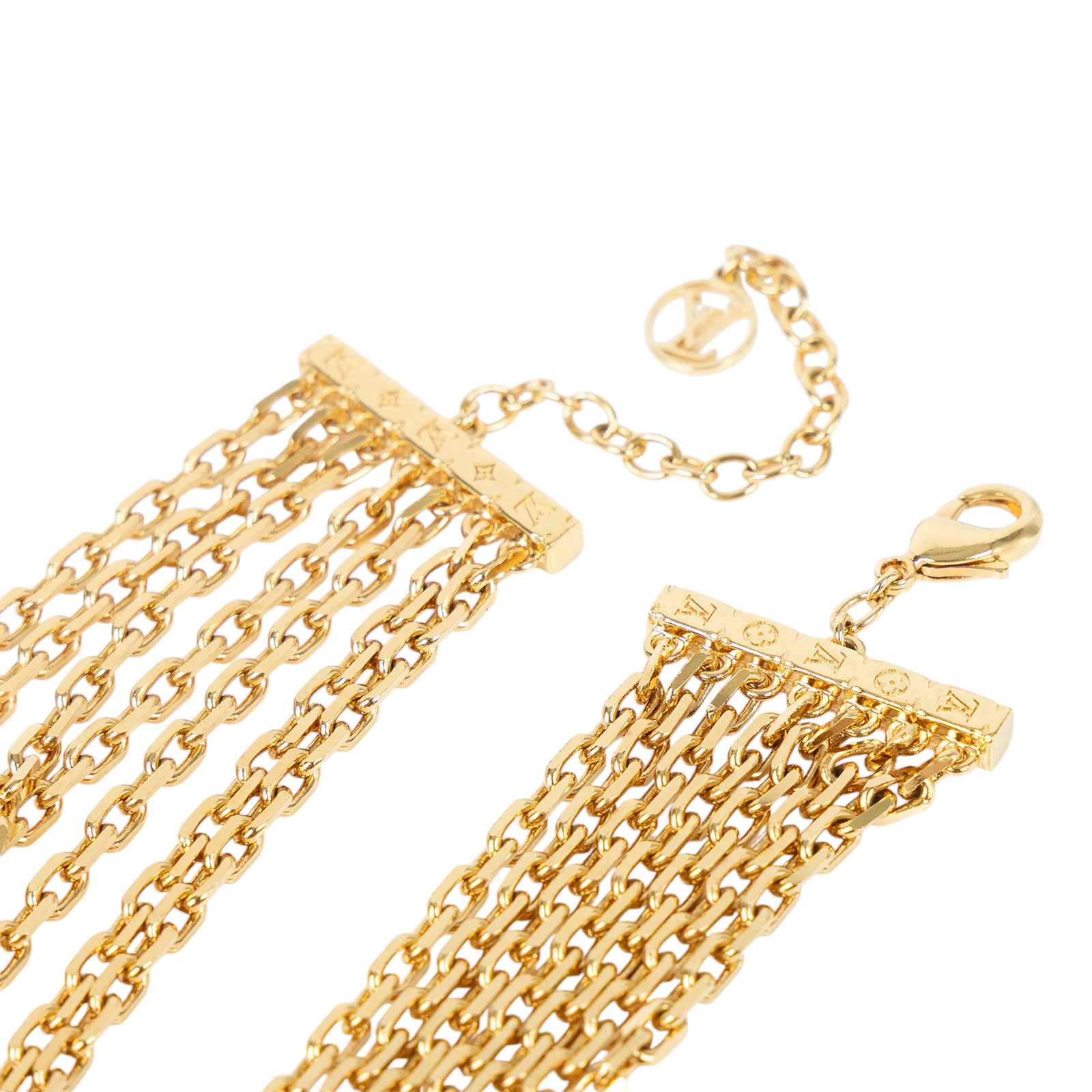 路易威登 LOUIS VUITTON Essential V Guilloche Choker 項鍊 M67440  原廠盒子/防塵袋