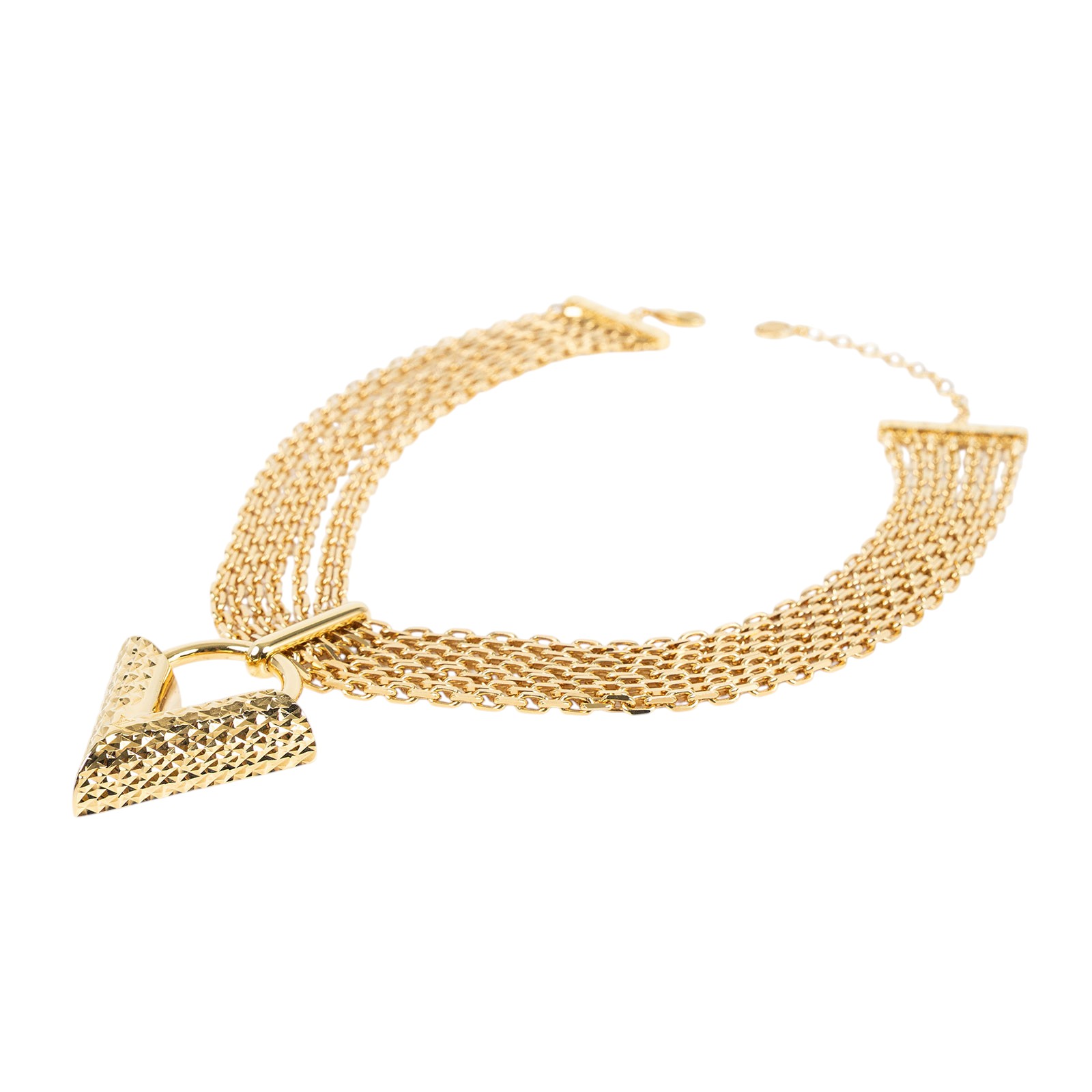 路易威登 LOUIS VUITTON Essential V Guilloche Choker 項鍊 M67440  原廠盒子/防塵袋