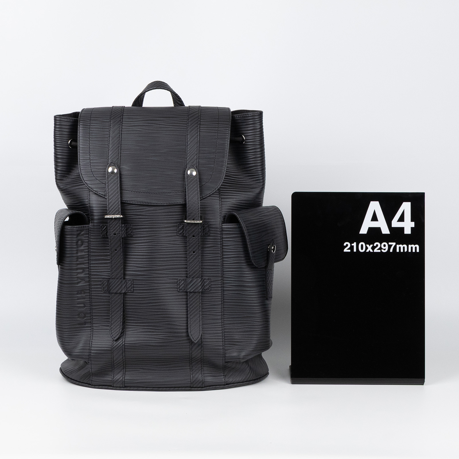 路易威登 LOUIS VUITTON Christopher MM 後背包 Epi XL 壓紋皮革 M24326 晶片款  原廠盒子/防塵袋/吊牌/購買證明