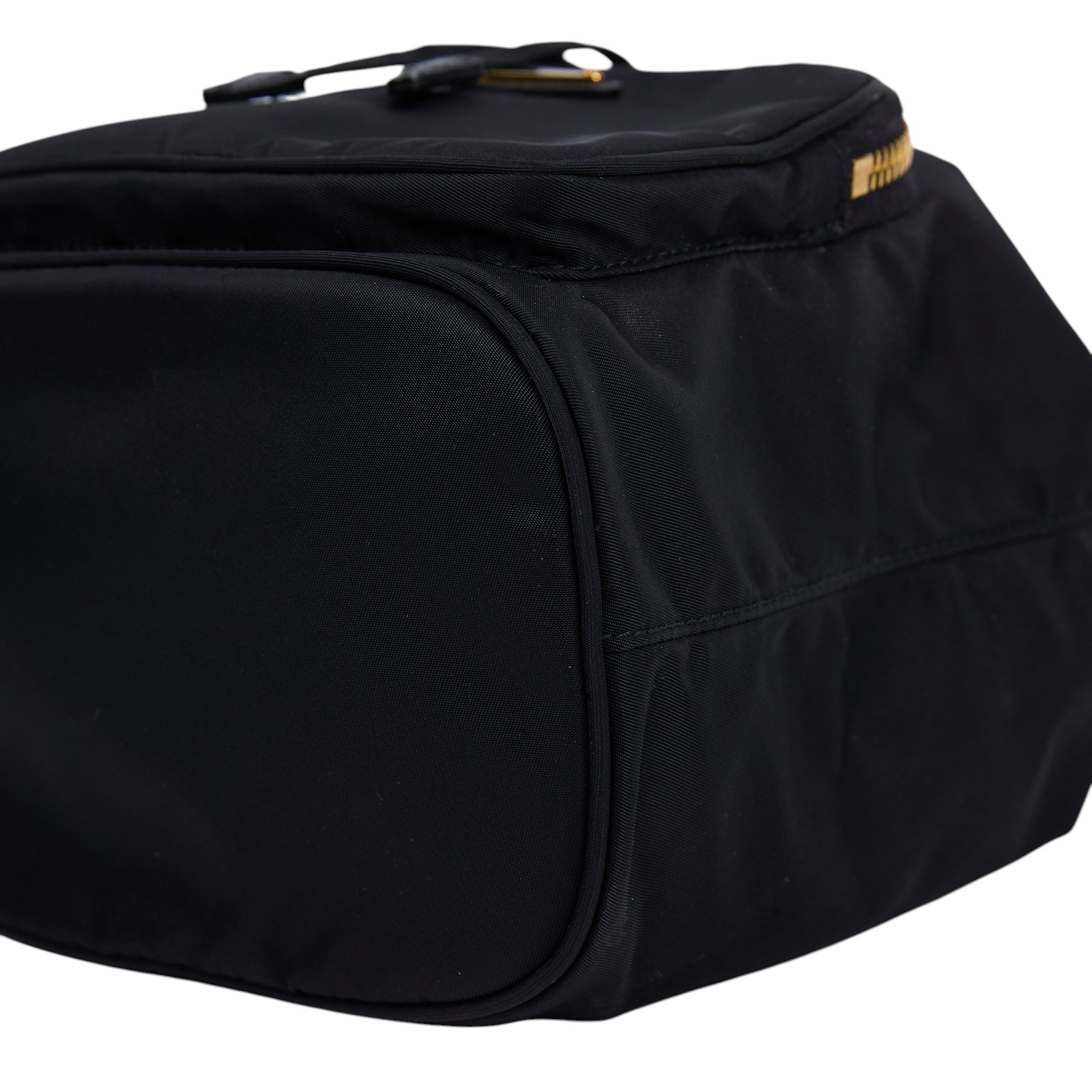 普拉達 PRADA Duet Re-Nylon 水桶袋 1BH038_RV44 黑尼龍水桶包 無附屬品