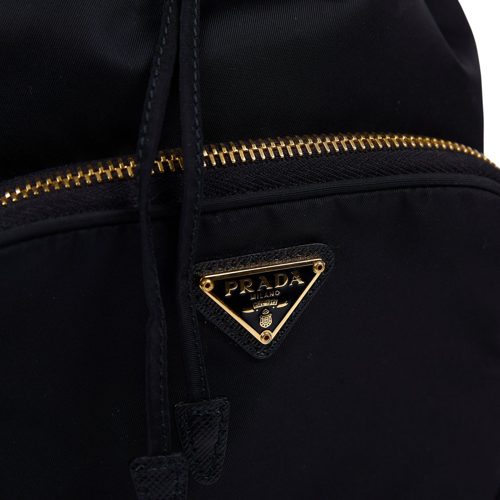 普拉達 PRADA Duet Re-Nylon 水桶袋 1BH038_RV44 黑尼龍水桶包 無附屬品