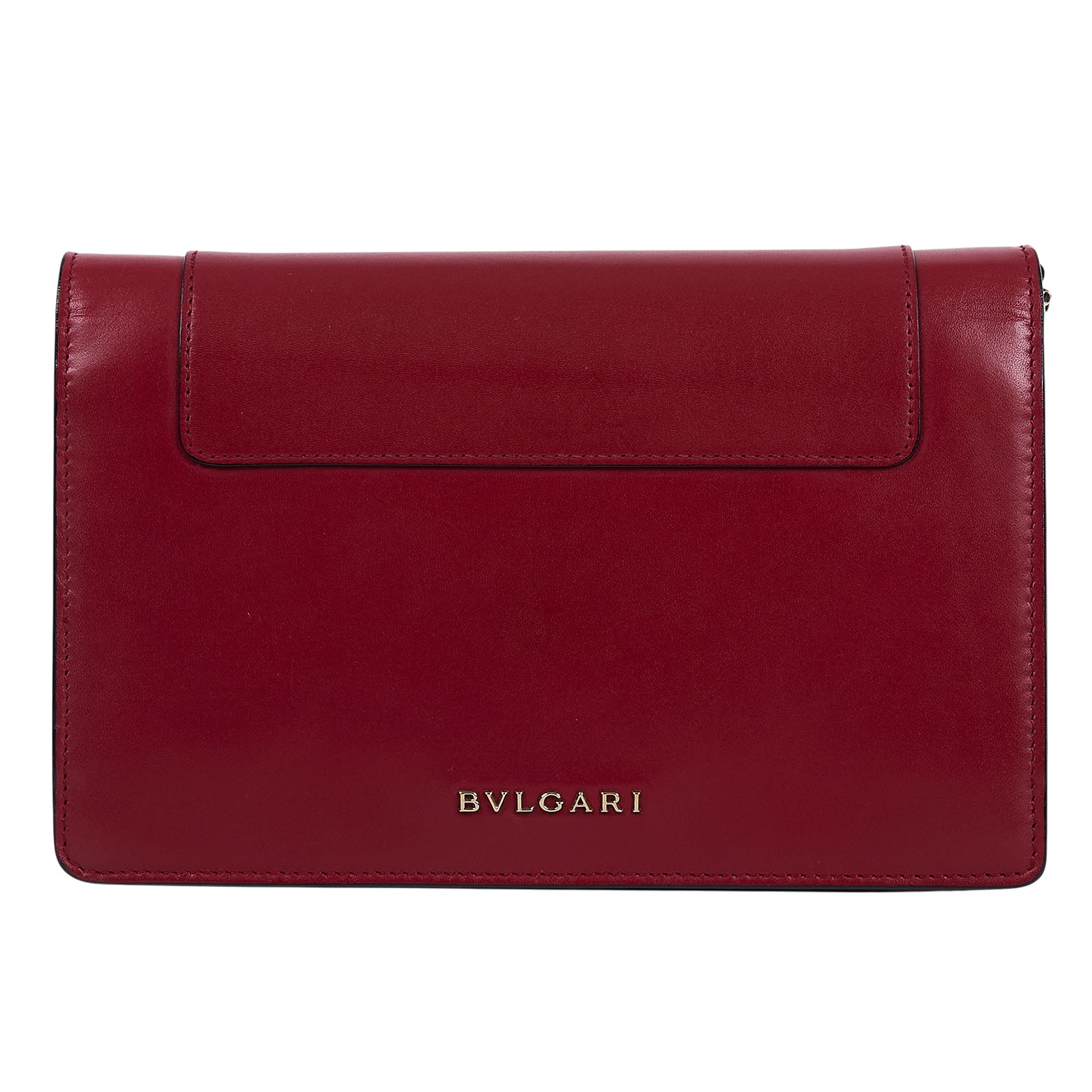 寶格麗 BVLGARI Serpenti Forever 鏈帶包 281300 暗紅蛇頭WOC 原廠盒子