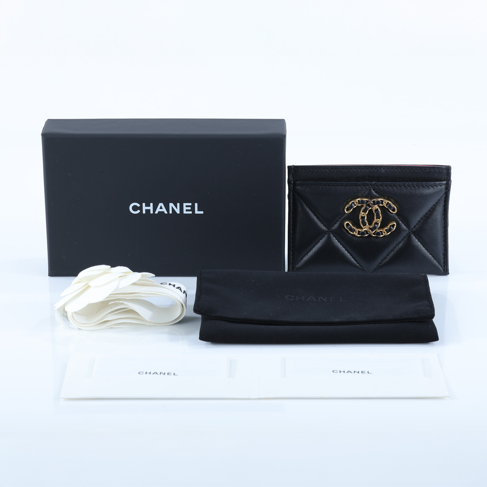香奈兒 CHANEL 19 菱格紋 錢包 卡夾 AP1167 B04852 黑19卡夾 原廠盒子/防塵袋