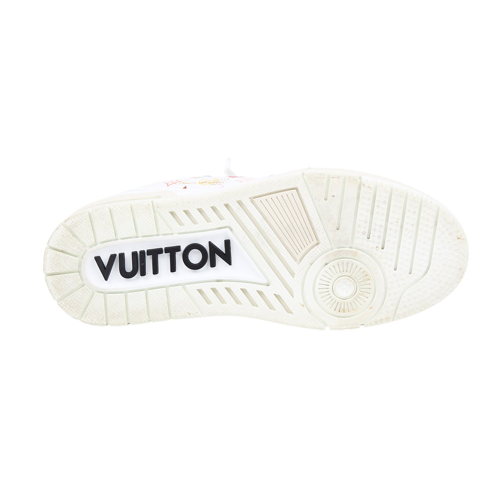 路易威登 LOUIS VUITTON LV Trainer 運動鞋 村上隆 聯名 白色 1AGZDL 白彩TRAINER運動鞋#37 原廠盒子/防塵袋