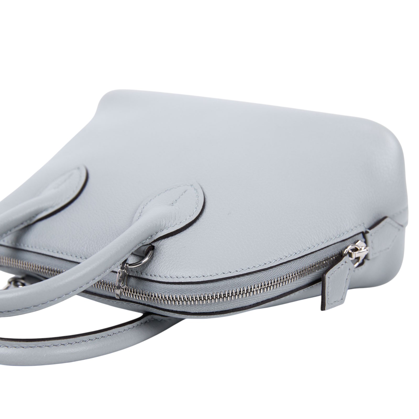 愛馬仕 Hermes Bolide Bag 1923 柏莉包 mini BLM 灰藍MINI BOLIDE 防塵袋/背帶