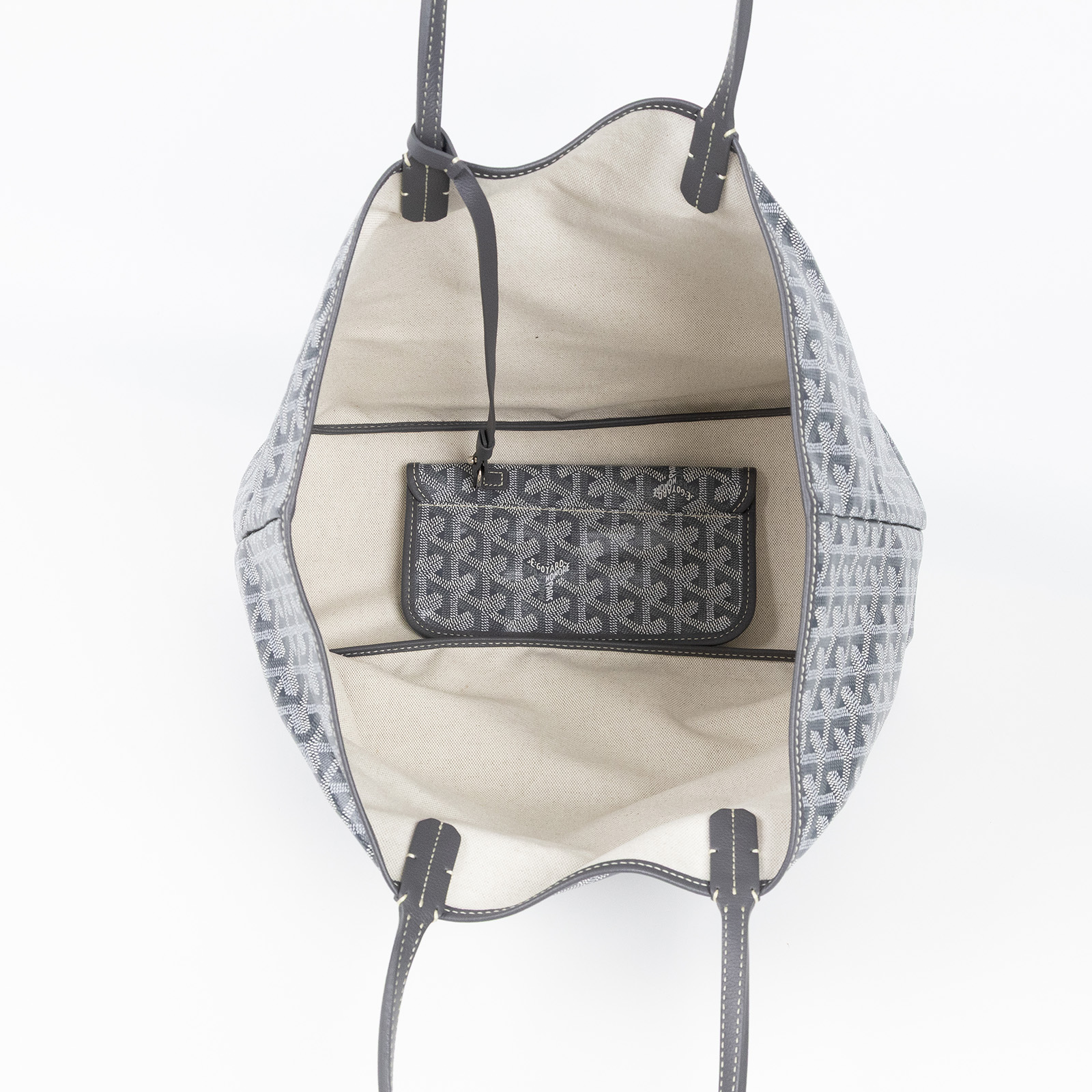 高雅德 GOYARD Saint Louis PM Bag 托特包 STLOUIPMLTY 灰SAINT LOUIS PM 防塵袋