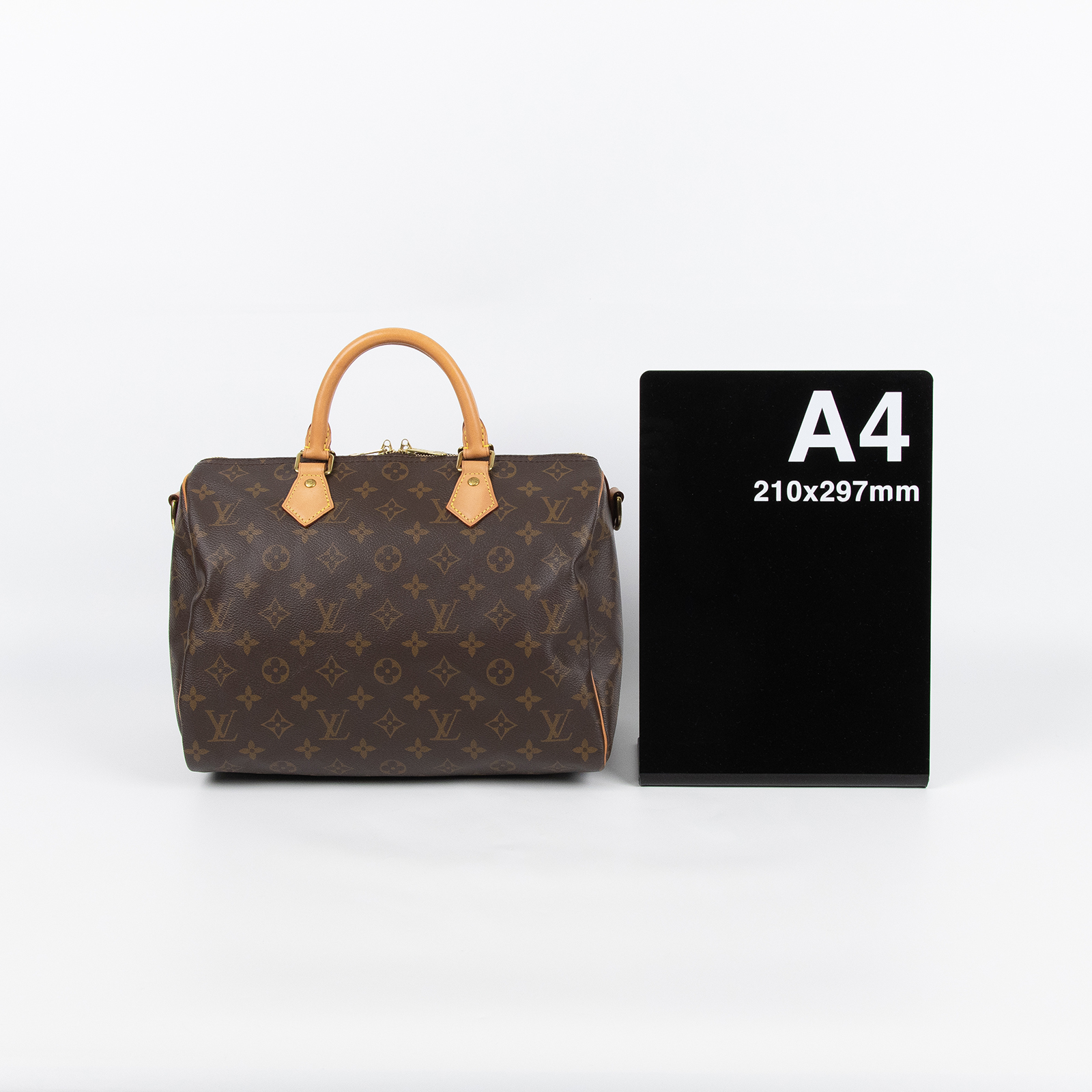 路易威登 LOUIS VUITTON Speedy Bandoulière  30 原花 手提 斜背 波士頓包 M41112  背帶