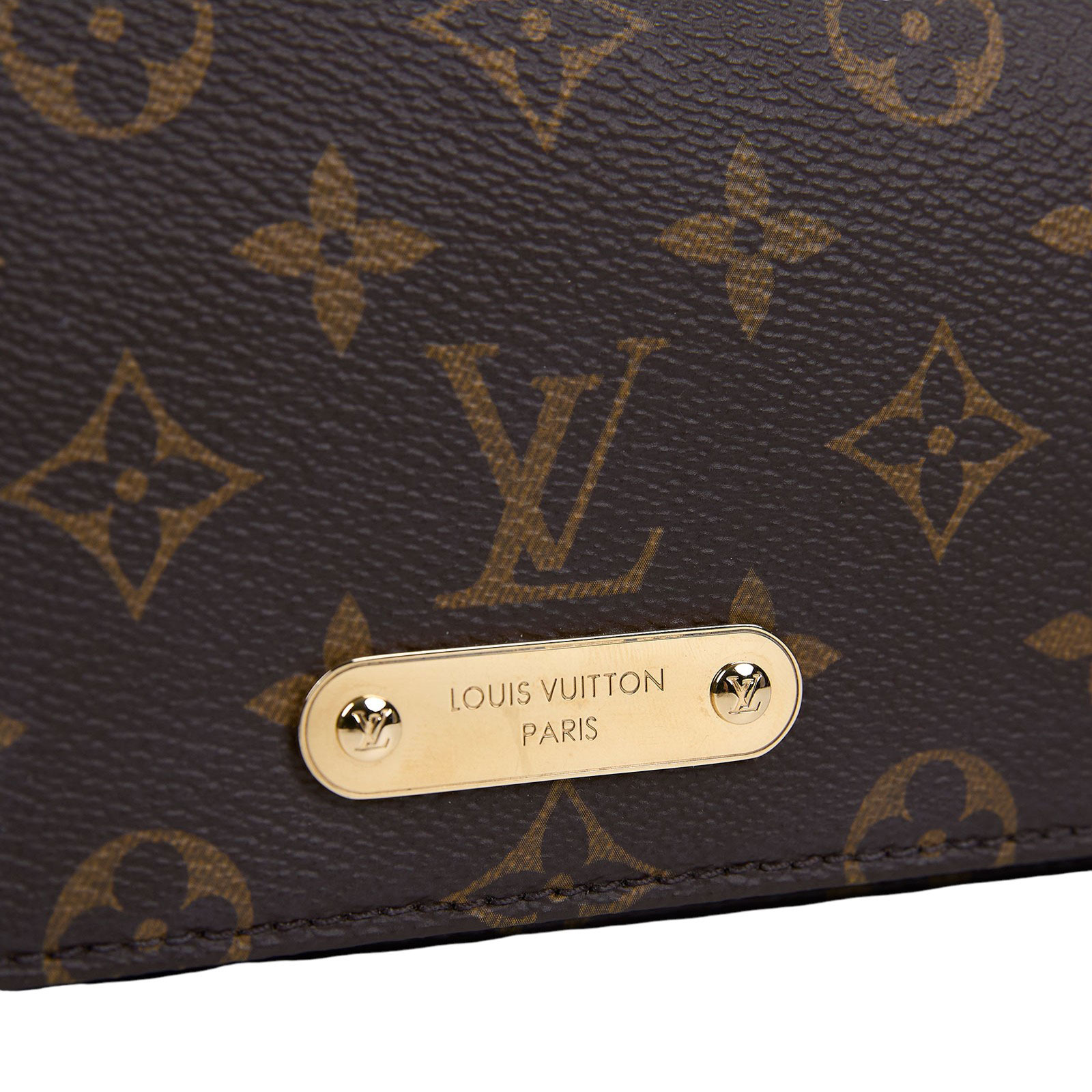 路易威登 LOUIS VUITTON Wallet On Chain Lily 三合一 斜挎包 經典原花 帆布 錢包 M82509 晶片款  原廠盒子/防塵袋/鍊帶/購買證明