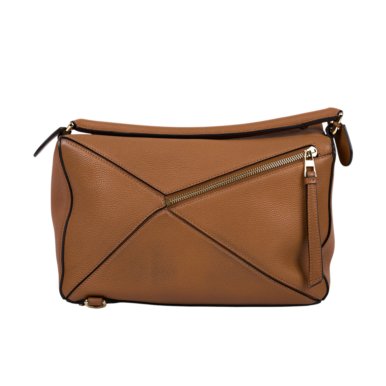 羅意威 LOEWE Medium Puzzle bag 中型 手提 斜背 肩背包 A510P49X14 焦糖PUZZLE 防塵袋