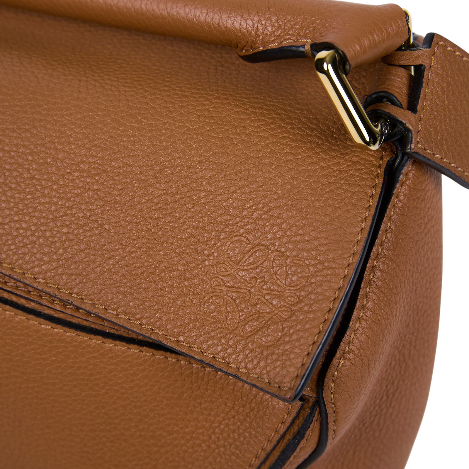 羅意威 LOEWE Medium Puzzle bag 中型 手提 斜背 肩背包 A510P49X14 焦糖PUZZLE 防塵袋