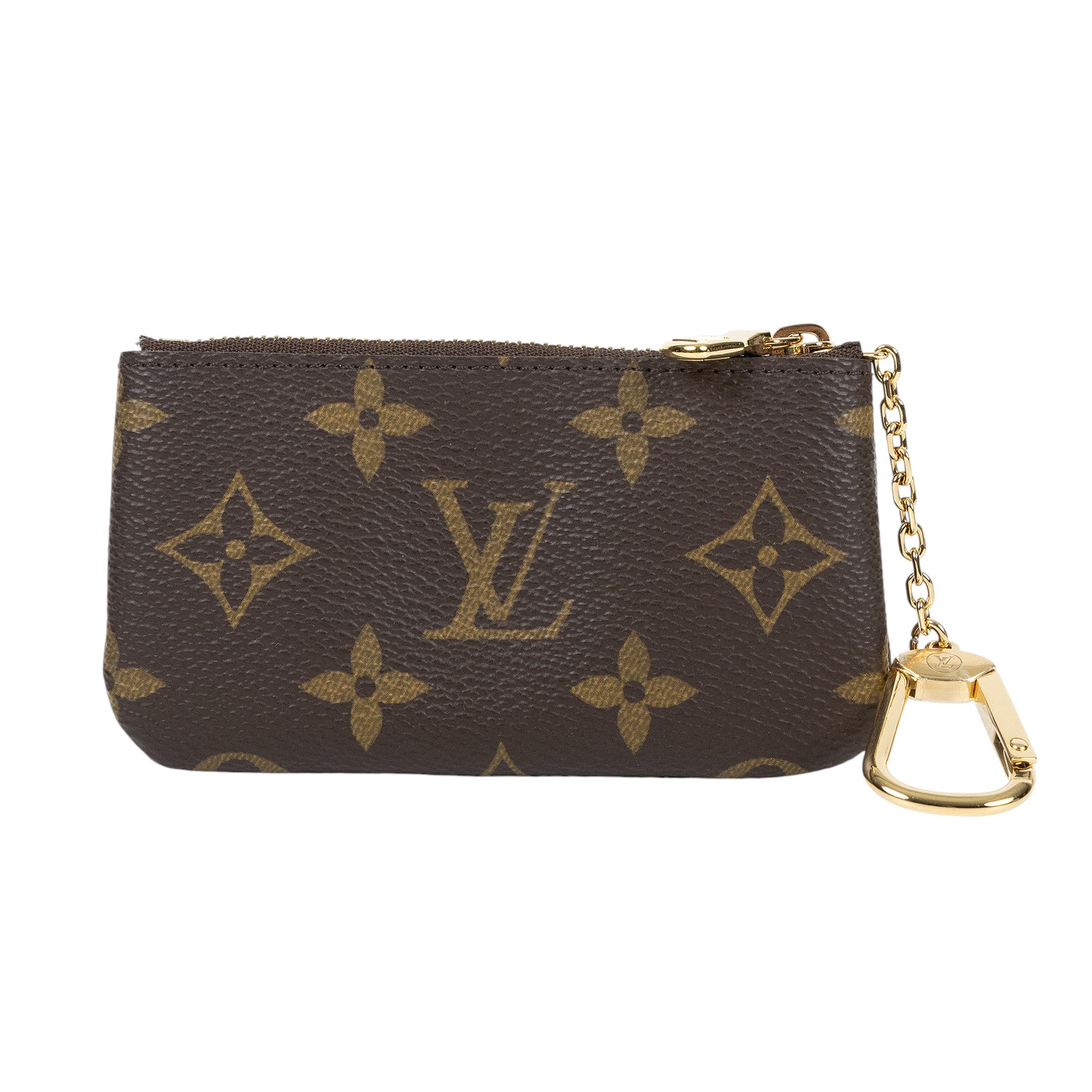 路易威登 LOUIS VUITTON 鑰匙零錢包 吊飾 經典帆布 M62650 原花拉鍊鑰匙包 原廠盒子/防塵袋