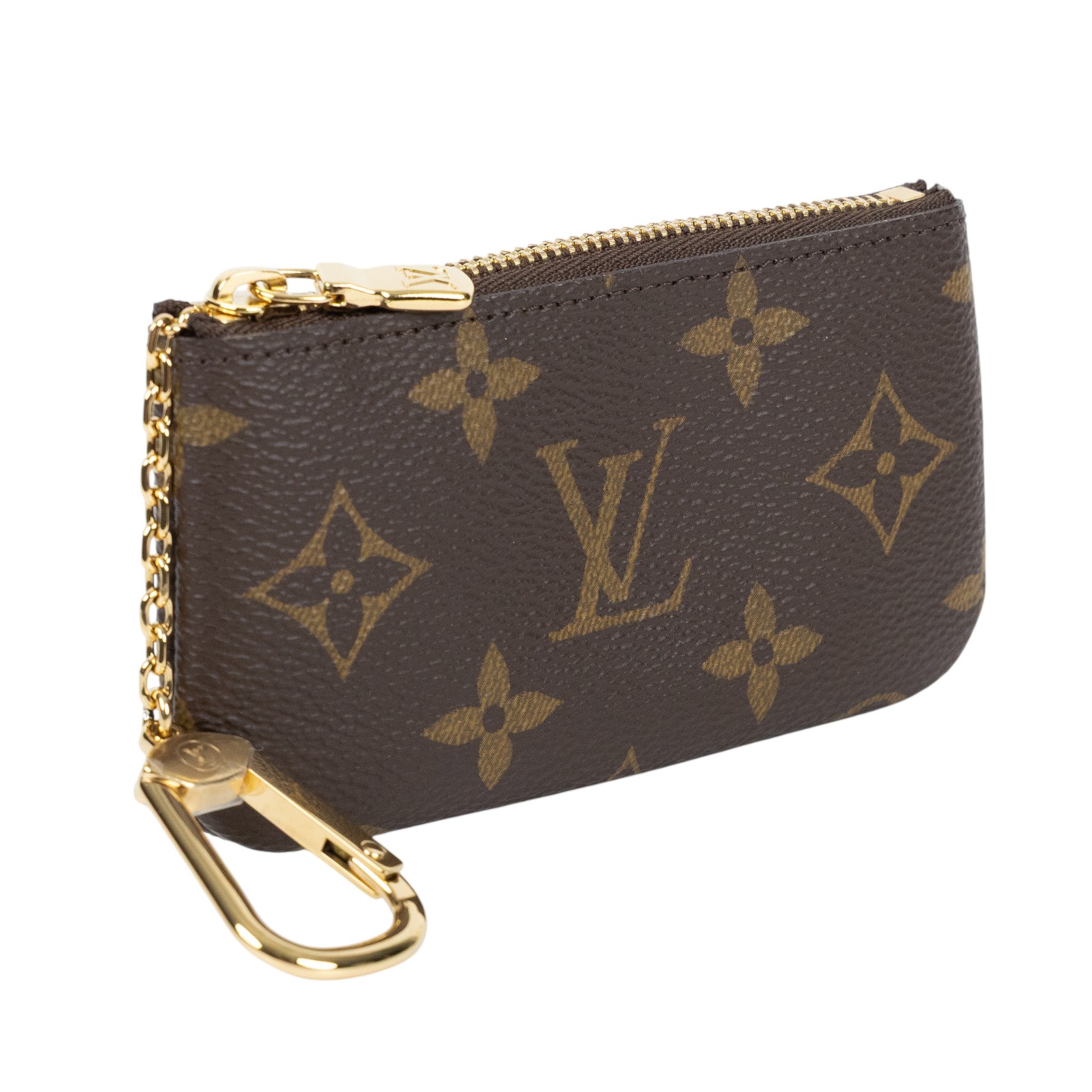 路易威登 LOUIS VUITTON 鑰匙零錢包 吊飾 經典帆布 M62650 原花拉鍊鑰匙包 原廠盒子/防塵袋