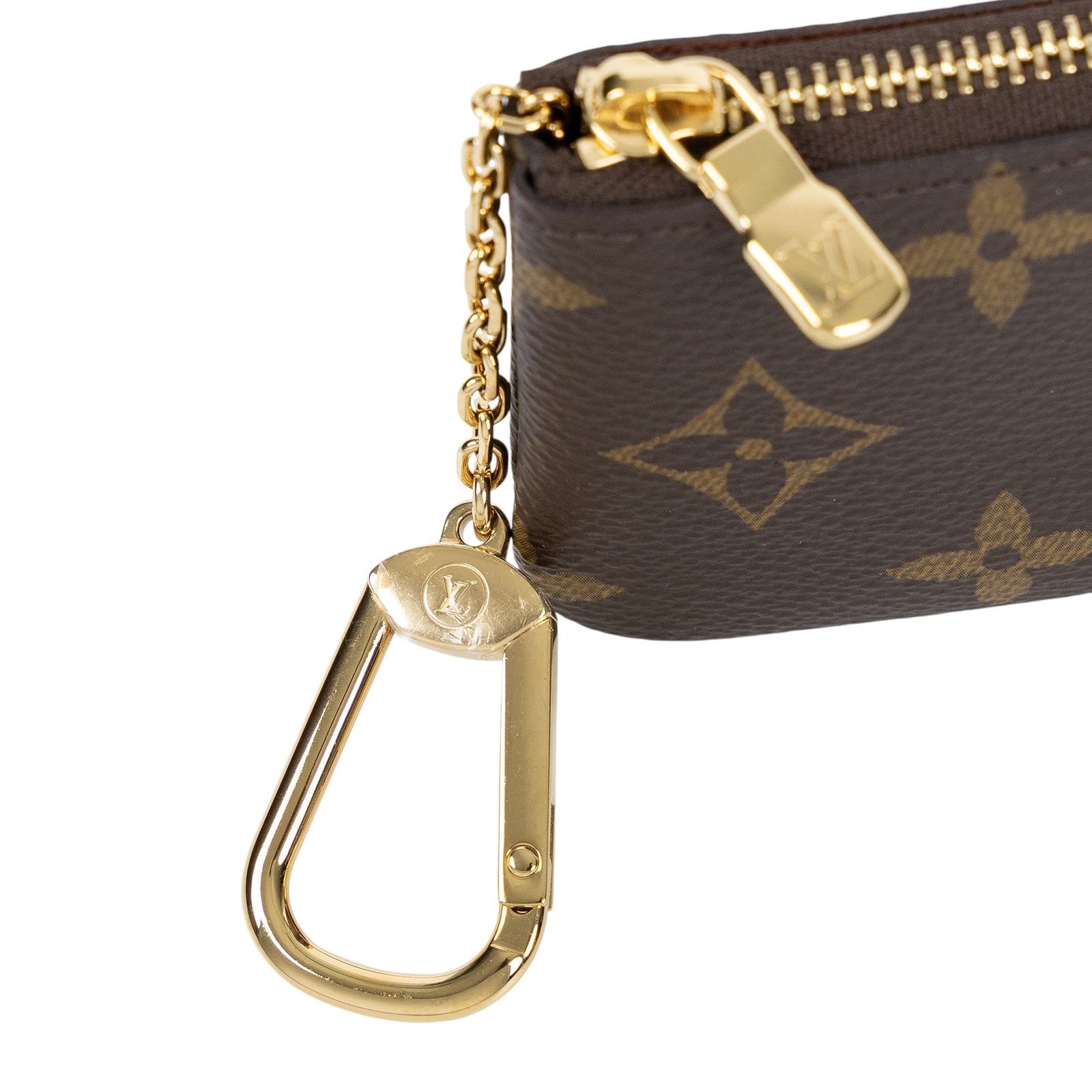 路易威登 LOUIS VUITTON 鑰匙零錢包 吊飾 經典帆布 M62650 原花拉鍊鑰匙包 原廠盒子/防塵袋