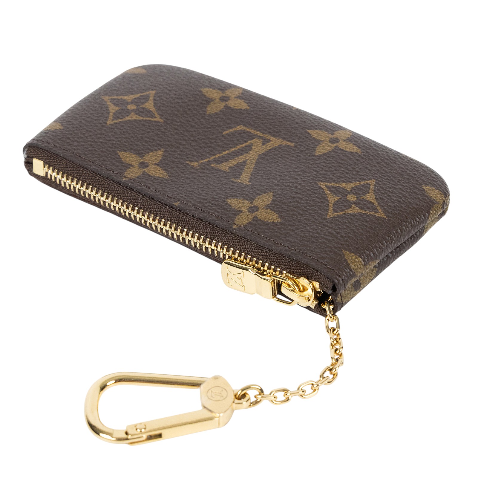 路易威登 LOUIS VUITTON 鑰匙零錢包 吊飾 經典帆布 M62650 原花拉鍊鑰匙包 原廠盒子/防塵袋