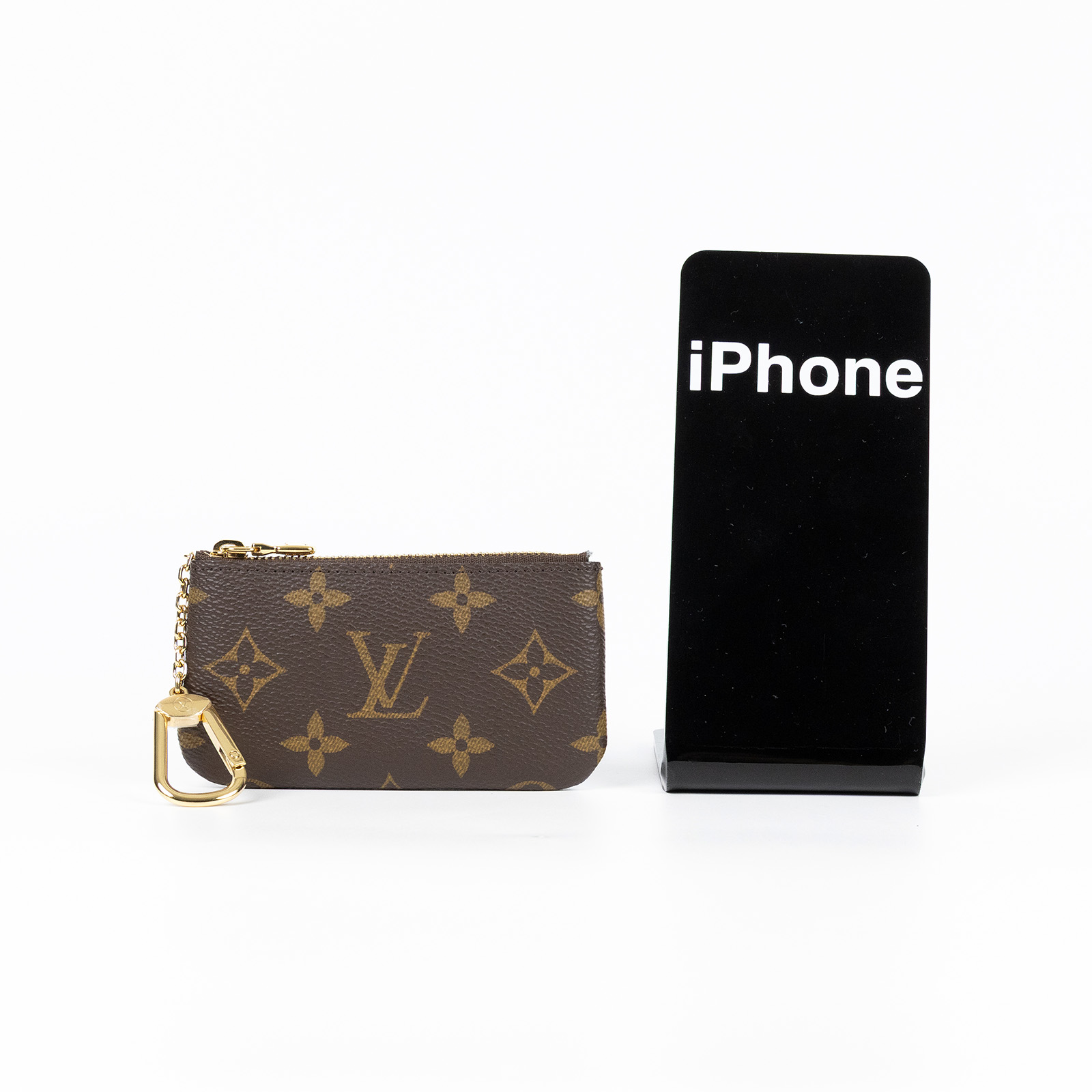 路易威登 LOUIS VUITTON 鑰匙零錢包 吊飾 經典帆布 M62650 原花拉鍊鑰匙包 原廠盒子/防塵袋