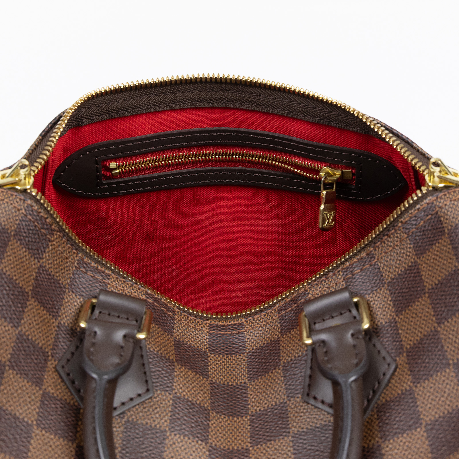 路易威登 LOUIS VUITTON Speedy Bandoulière  25 棕棋盤 手提 斜背 波士頓包 N41368 晶片款  防塵袋/背帶/鎖組/購買證明