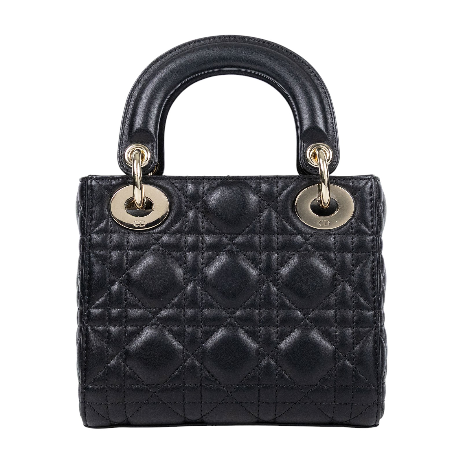迪奧 CHRISTIAN DIOR Lady Dior 迷你 手提 肩背包 羊皮 M0505ONGE  原廠盒子/防塵袋/保證卡/購買證明