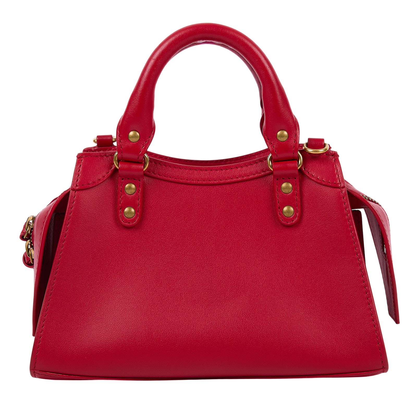 巴黎世家 BALENCIAGA Neo Calassic 迷你 機車包 63852415Y4Y 紅NEO CLASSIC MINI 防塵袋