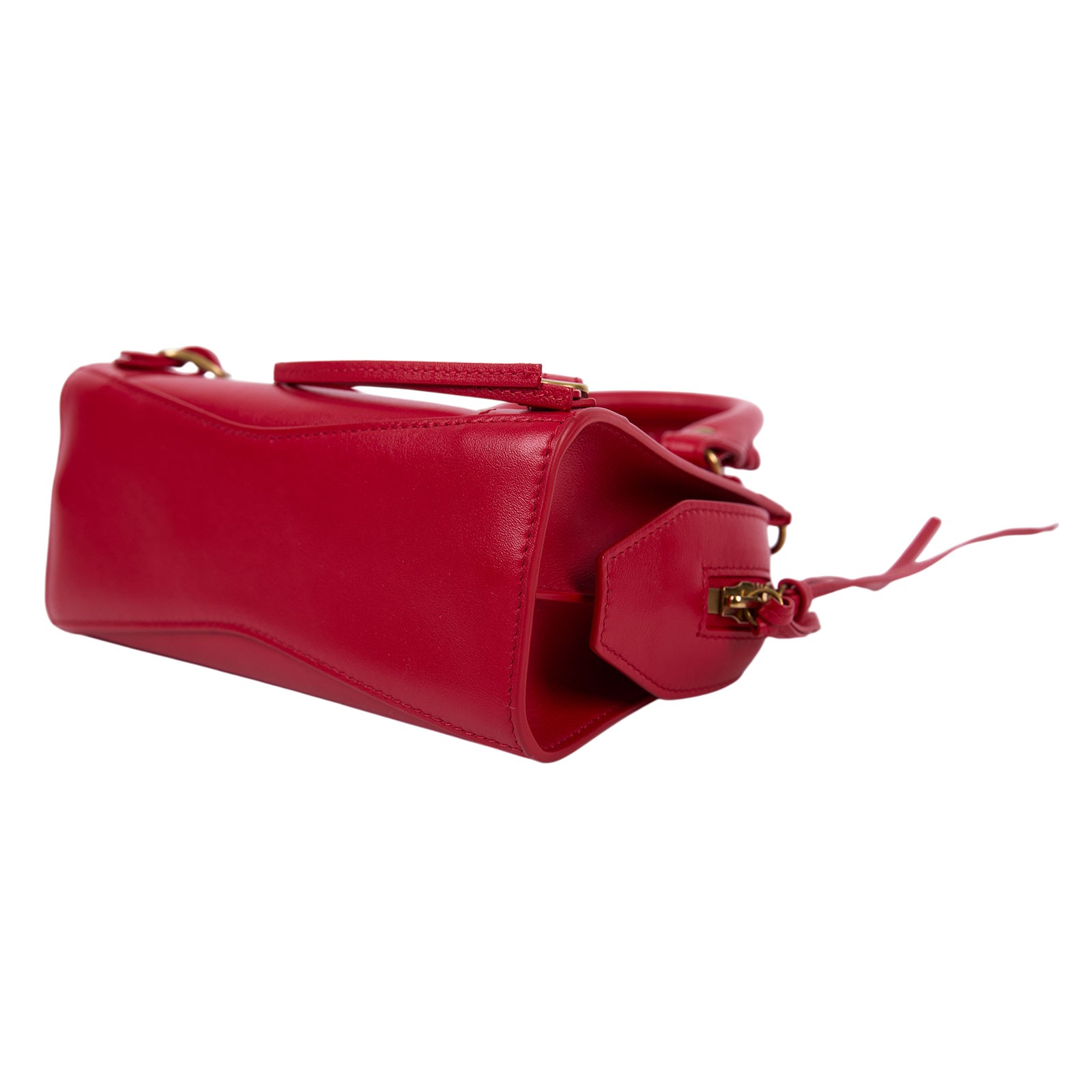 巴黎世家 BALENCIAGA Neo Calassic 迷你 機車包 63852415Y4Y 紅NEO CLASSIC MINI 防塵袋