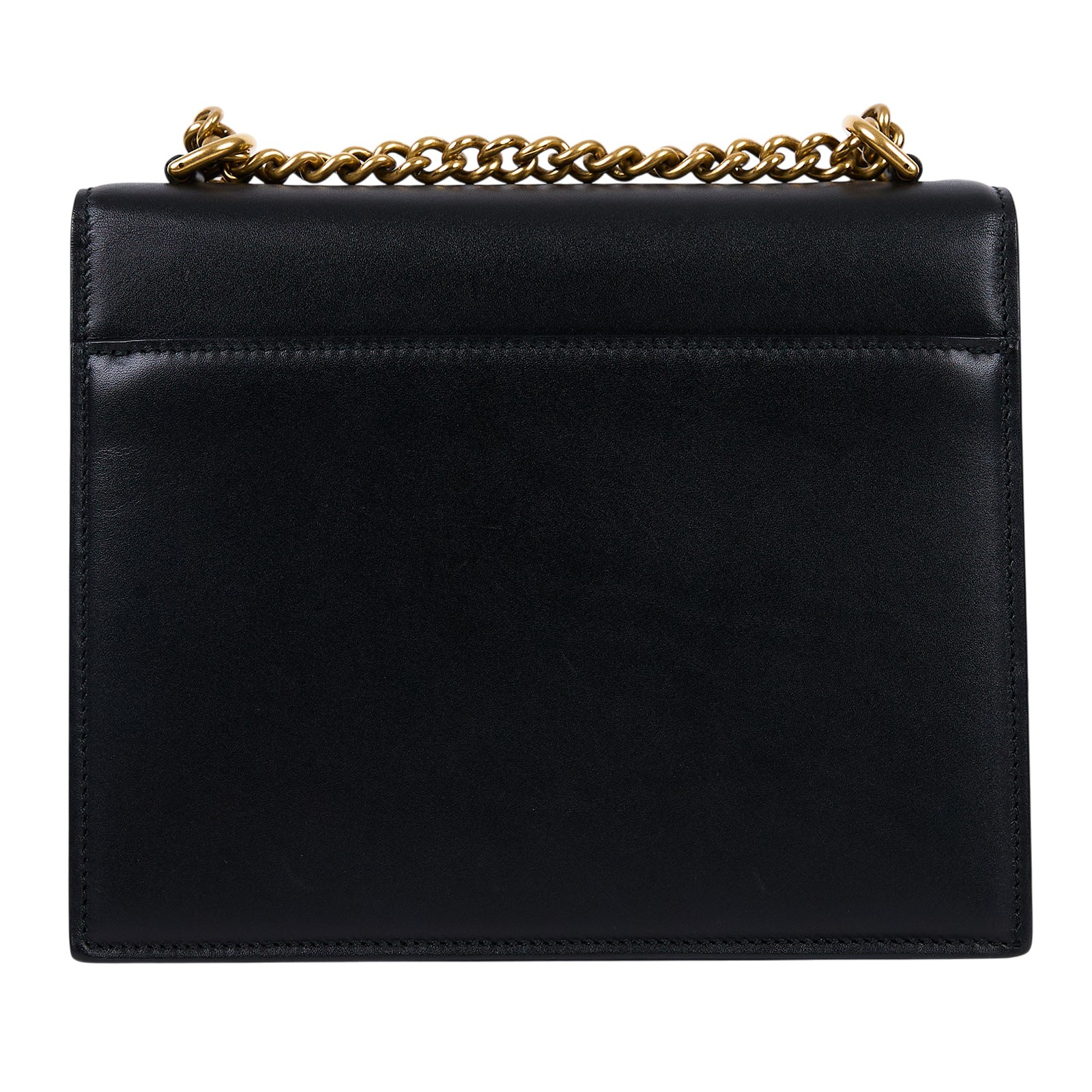 巴黎世家 BALENCIAGA 手提包 5806410D22M 黑金硬殼鍊包 防塵袋