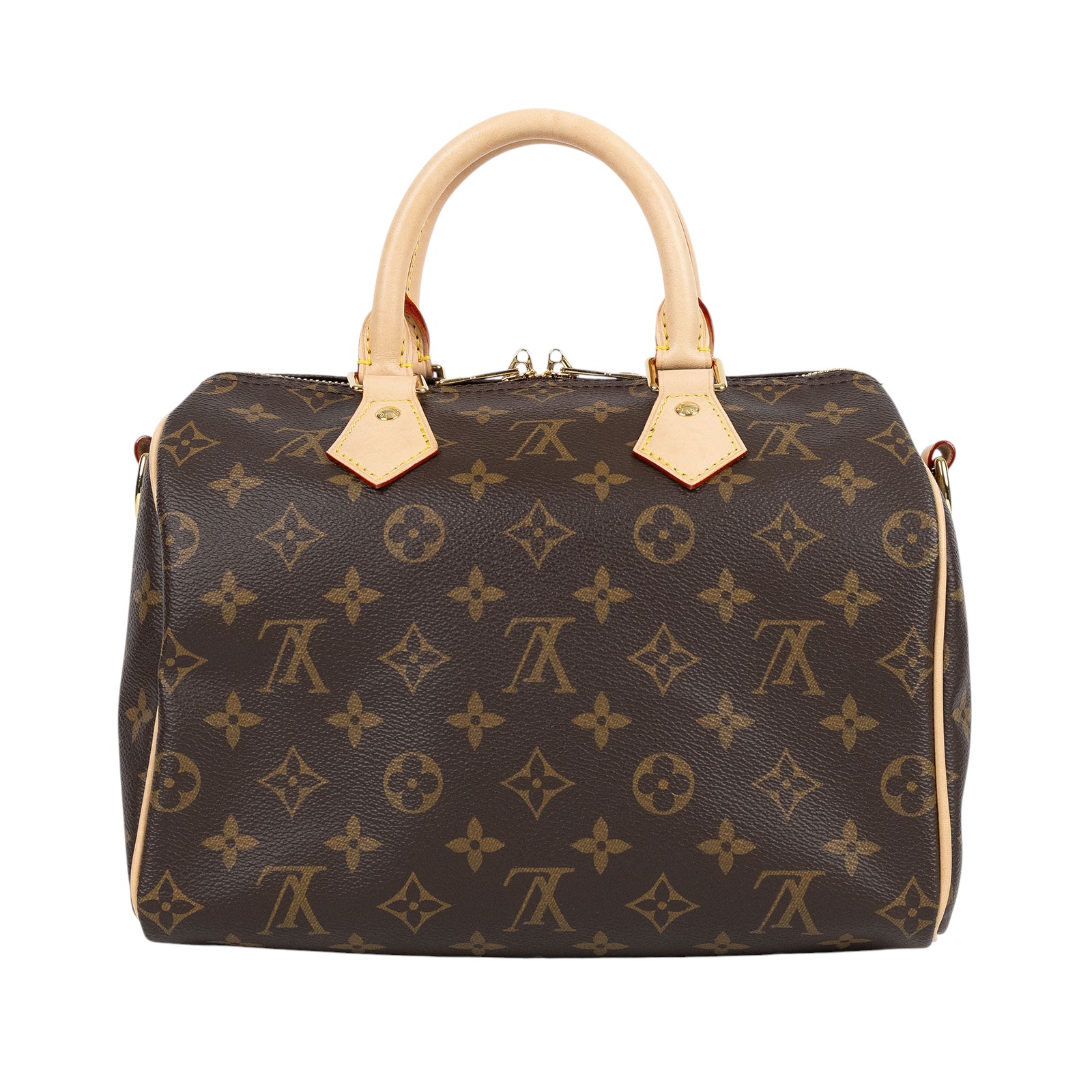 路易威登 LOUIS VUITTON Speedy Bandoulière 25  波士頓包 手提包 經典帆布 M46977 晶片款  防塵袋/背帶/鎖組
