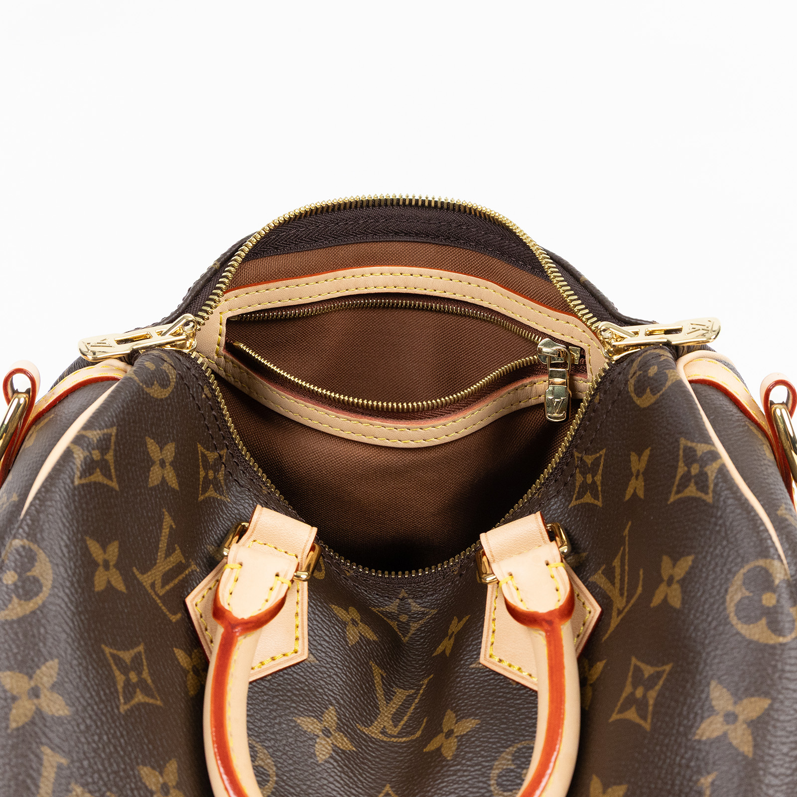 路易威登 LOUIS VUITTON Speedy Bandoulière 25  波士頓包 手提包 經典帆布 M46977 晶片款  防塵袋/背帶/鎖組