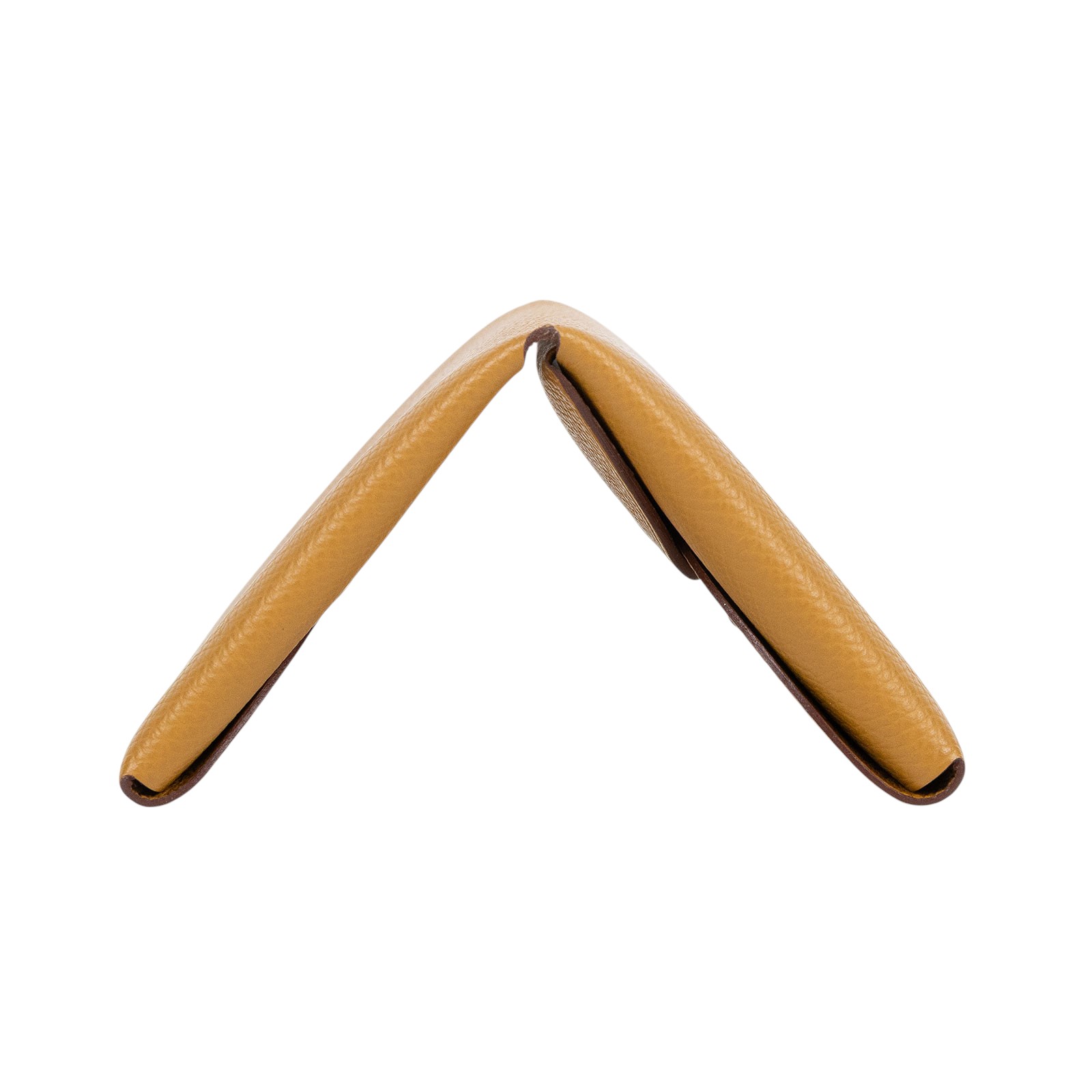 愛馬仕 Hermes Calvi Duo 卡包 CALD B刻 棕CALVI DUO 原廠盒子