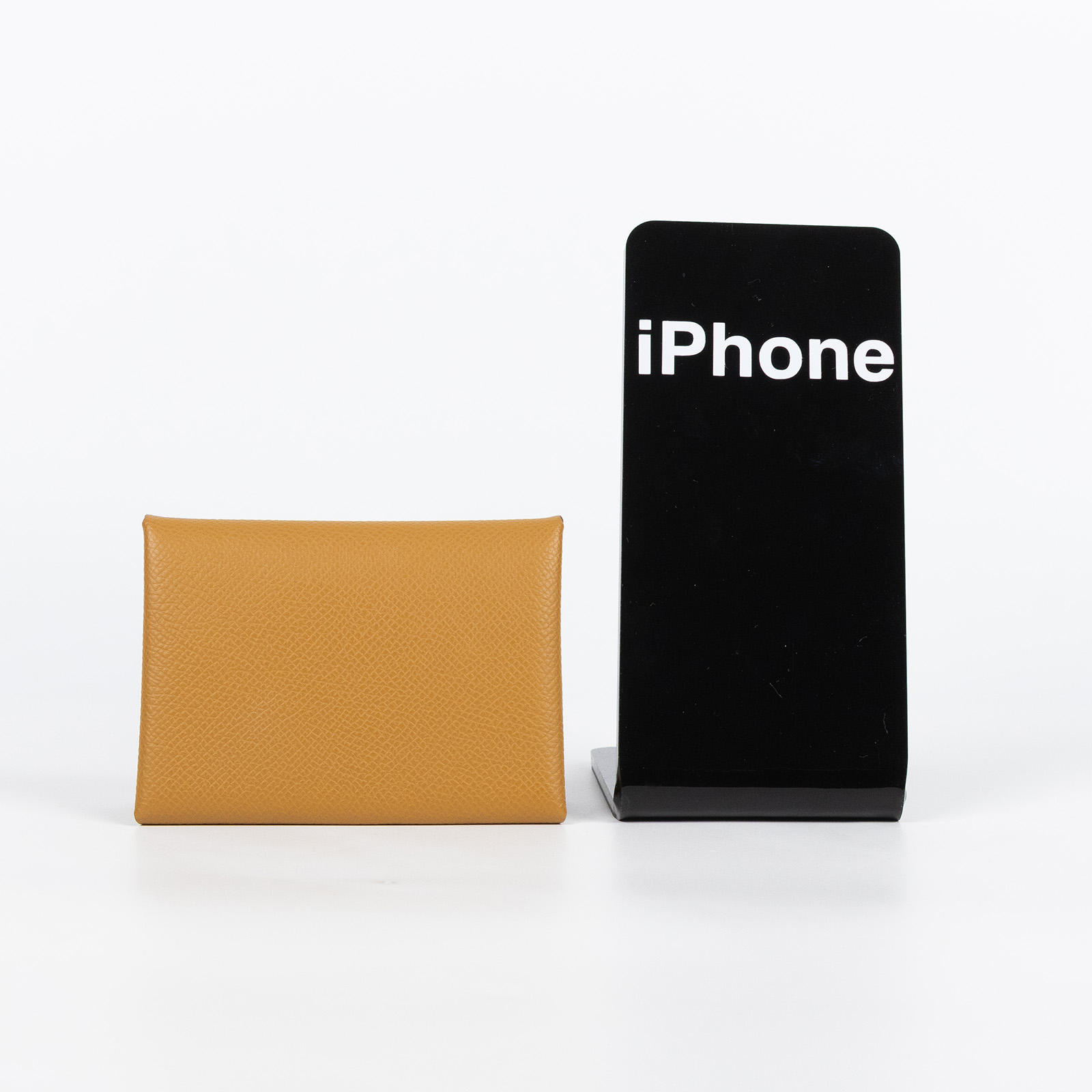 愛馬仕 Hermes Calvi Duo 卡包 CALD B刻 棕CALVI DUO 原廠盒子