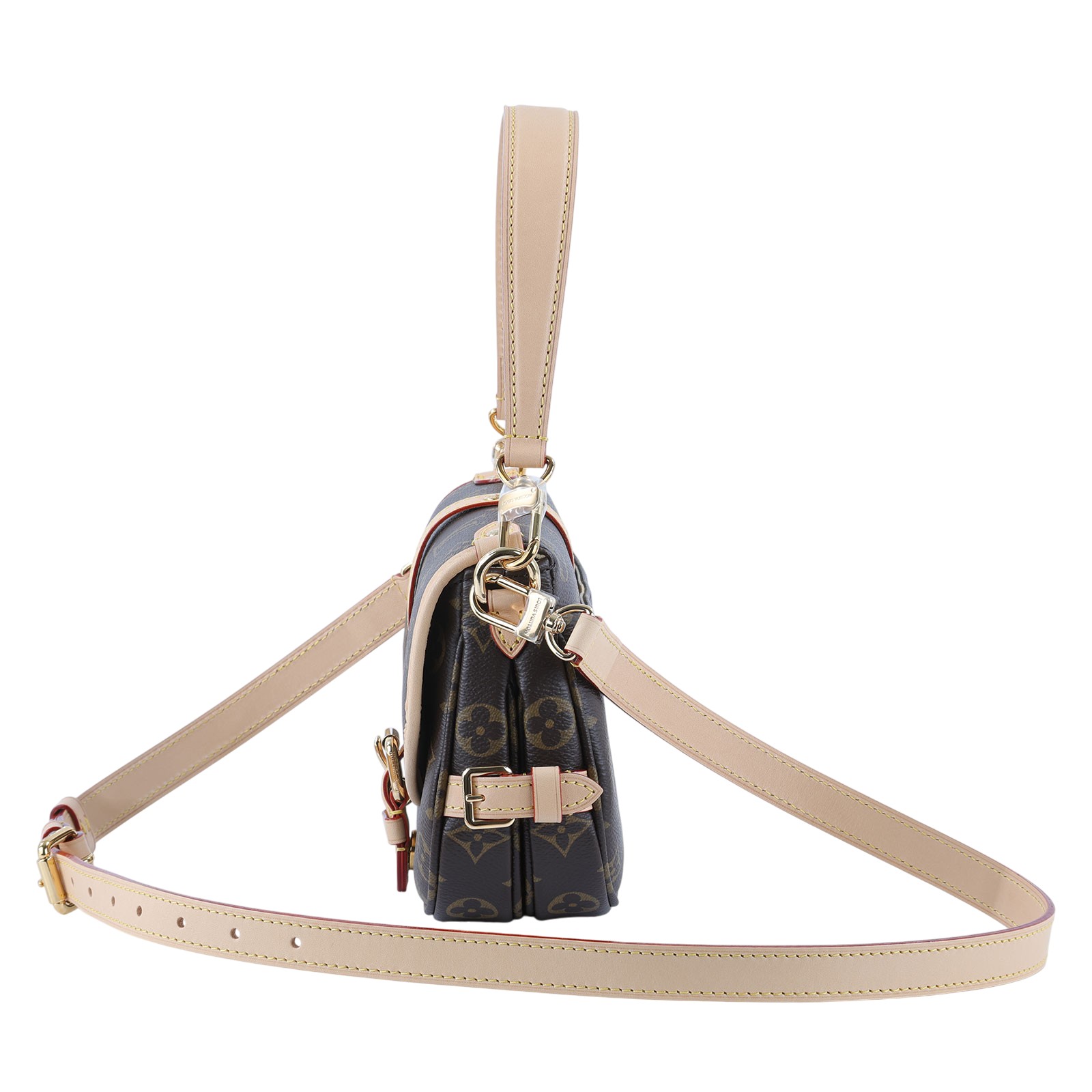 路易威登 LOUIS VUITTON Saumur BB  手提 馬鞍斜背包 M46740 晶片款 原花SAUMUR BB 原廠盒子/防塵袋/背帶