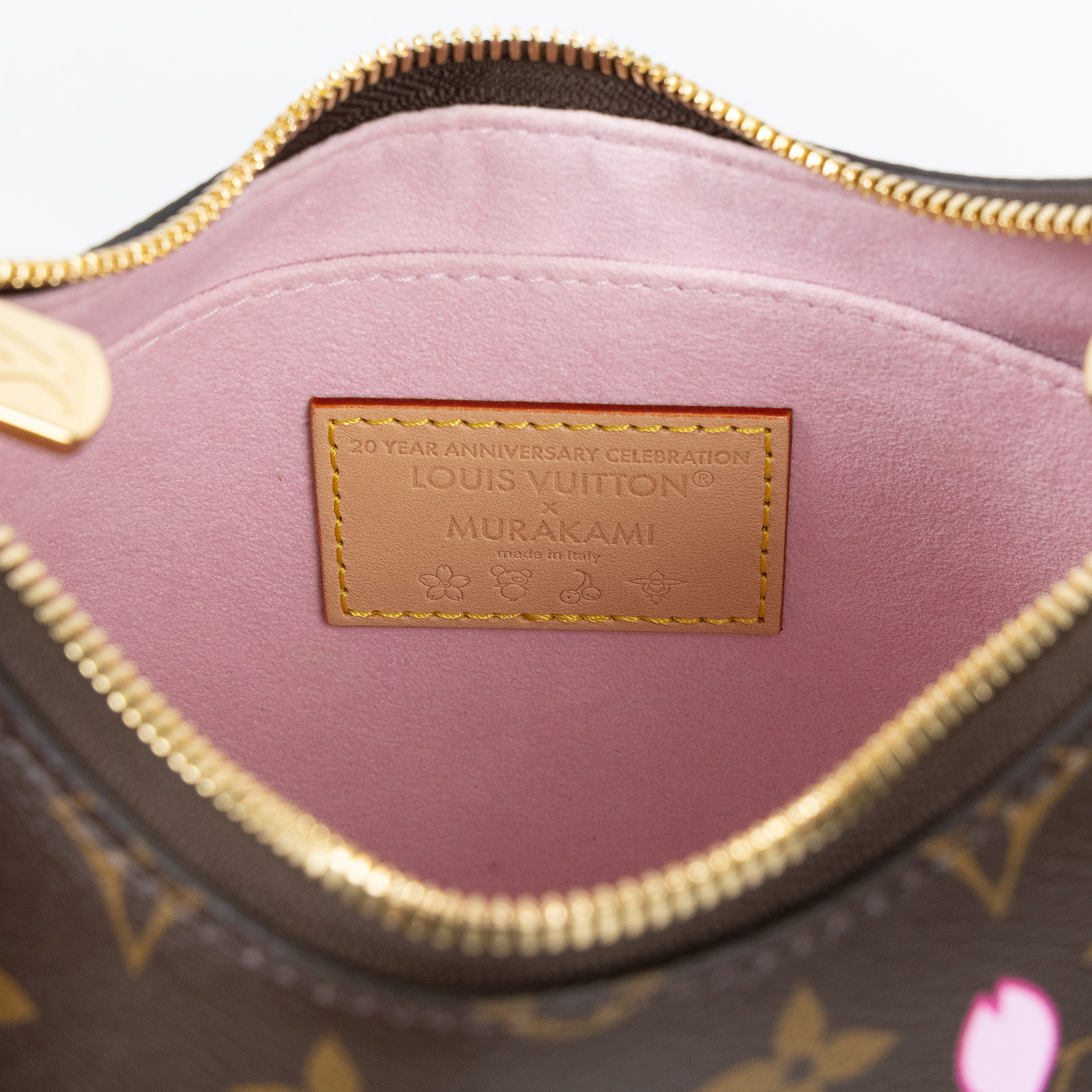 路易威登 LOUIS VUITTON Boulogne PM 牛角包 村上隆聯名 M13265 晶片款  原廠盒子/鍊帶/背帶/購買證明
