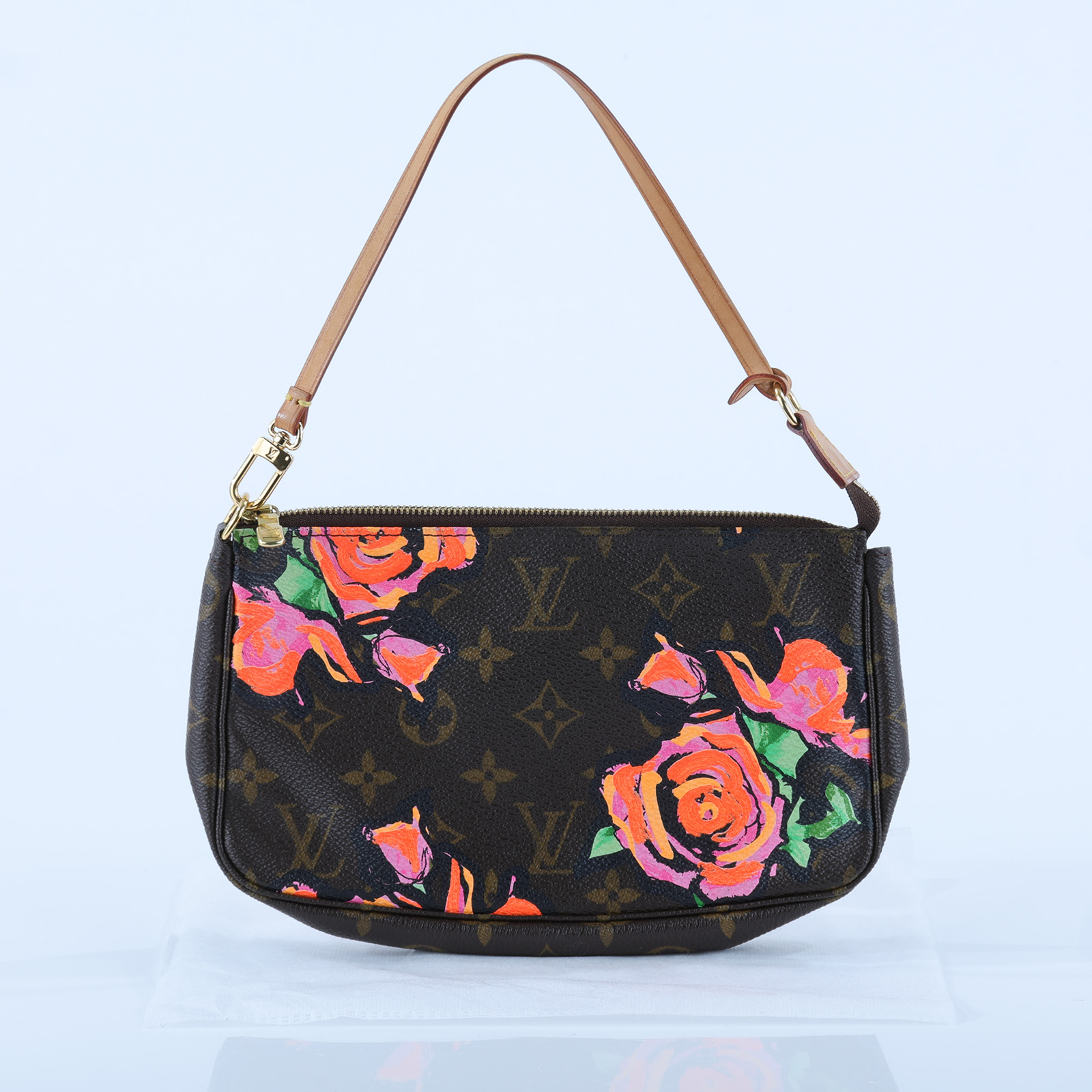 路易威登 LOUIS VUITTON Pochette Accessoires 手提包 M48615 原花玫瑰麻將包 無附屬品