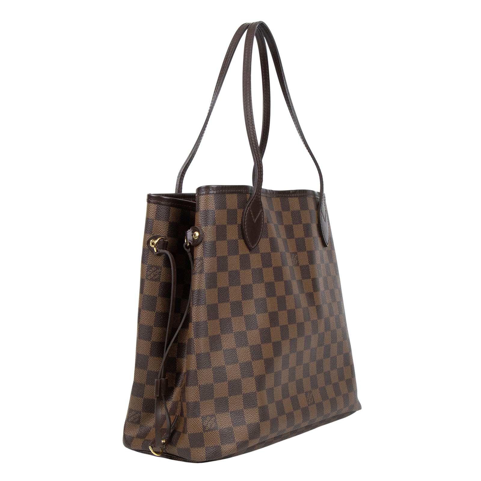 路易威登 LOUIS VUITTON 棕棋盤 Neverfull MM 托特包 N51105 棕棋盤格NEVERFULL MM舊版 防塵袋/購買證明