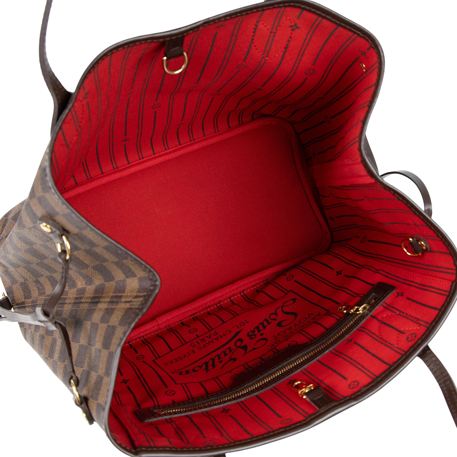 路易威登 LOUIS VUITTON 棕棋盤 Neverfull MM 托特包 N51105 棕棋盤格NEVERFULL MM舊版 防塵袋/購買證明