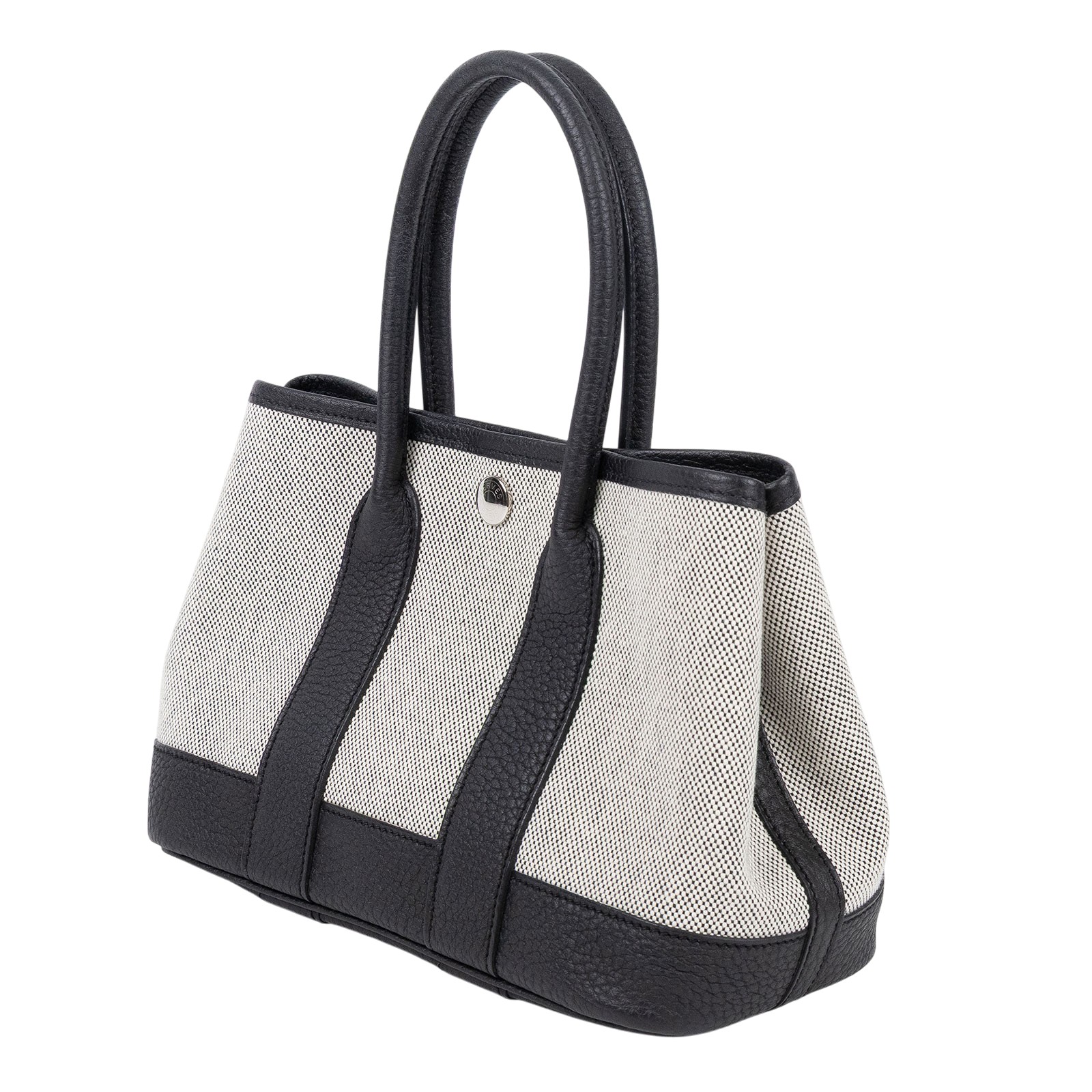 愛馬仕 Hermes Garden Party 花園派對包 23 GP23 W刻 W刻 黑帆布GP23 防塵袋