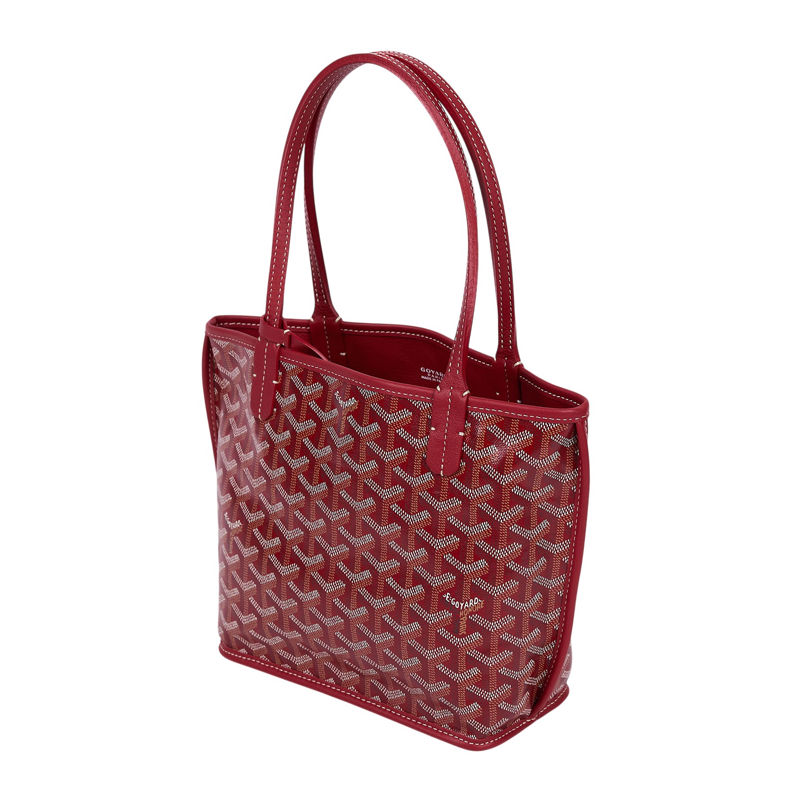 高雅德 GOYARD Anjou Mini Bag 托特包 ANJOUSMINCG 紅ANJOU MINI 防塵袋