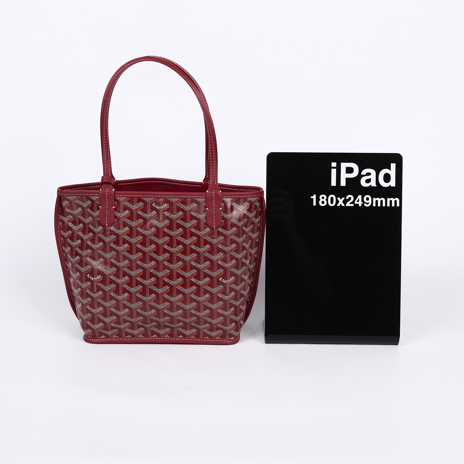 高雅德 GOYARD Anjou Mini Bag 托特包 ANJOUSMINCG 紅ANJOU MINI 防塵袋