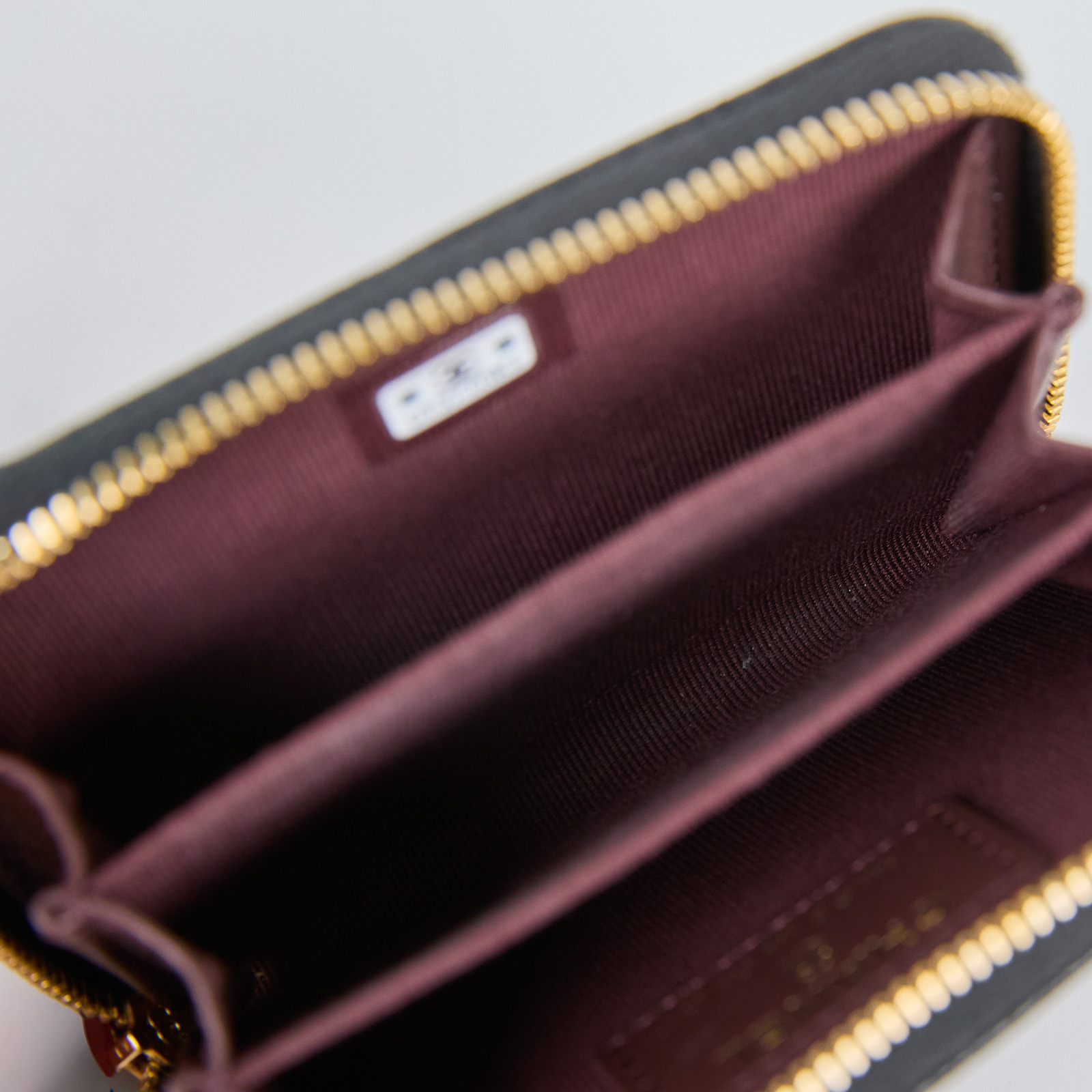 香奈兒 CHANEL 卡片零錢夾 荔枝皮 CC LOGO A69271 晶片款 黑荔枝零錢包 原廠盒子/防塵袋