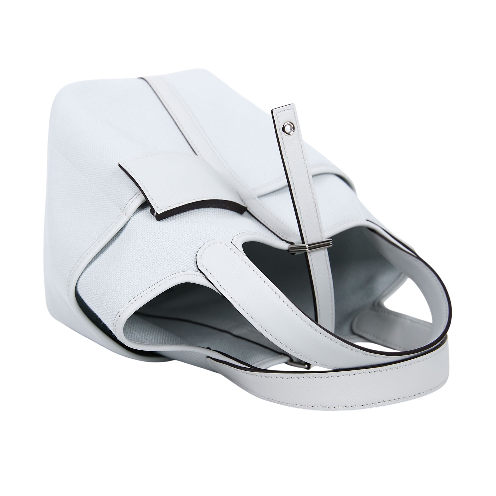 愛馬仕 Hermes Picotin Lock 18 菜籃子包 銀色五金 白金灰 H083189CKBB K刻  防塵袋/鎖組/國外購買證明