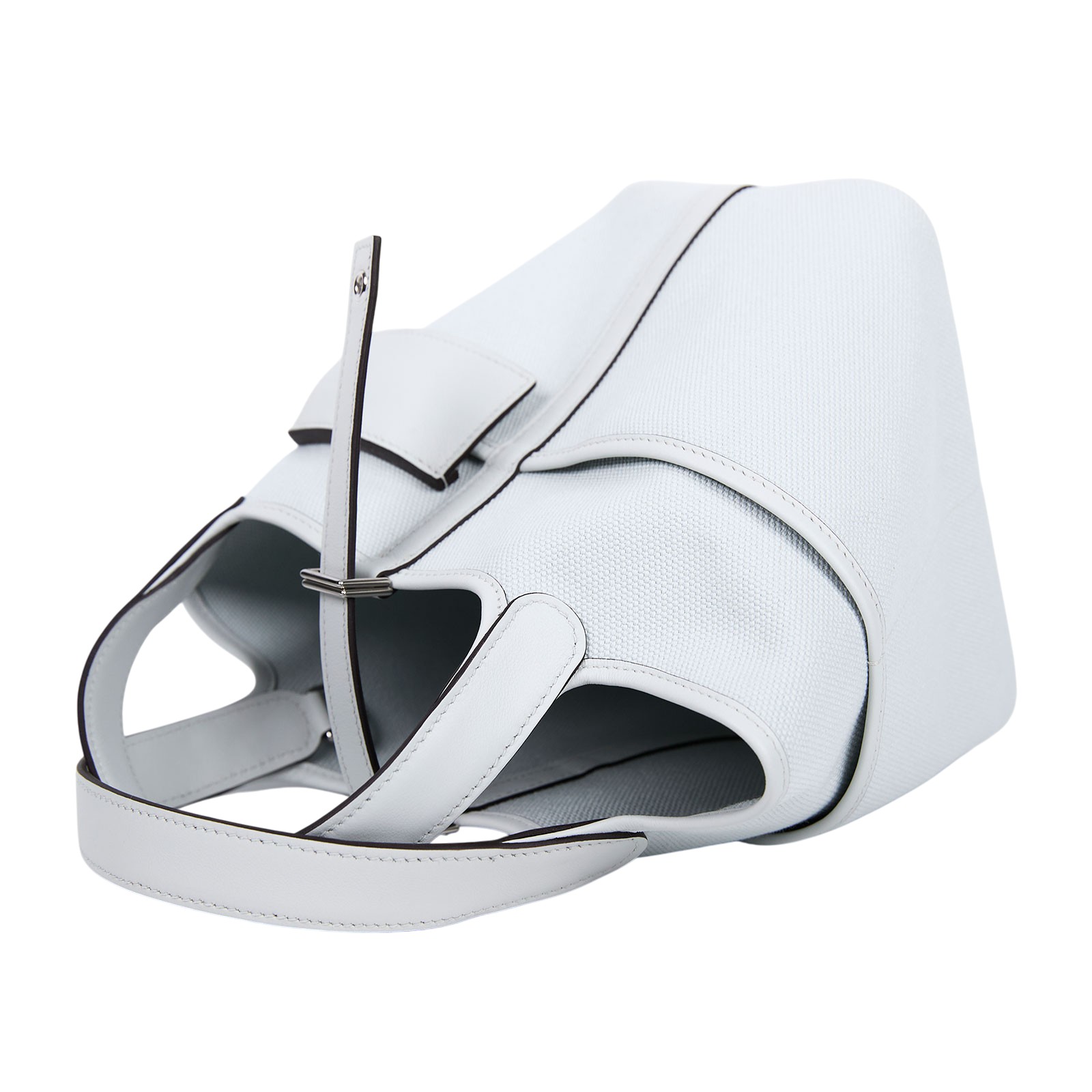 愛馬仕 Hermes Picotin Lock 18 菜籃子包 銀色五金 白金灰 H083189CKBB K刻  防塵袋/鎖組/國外購買證明