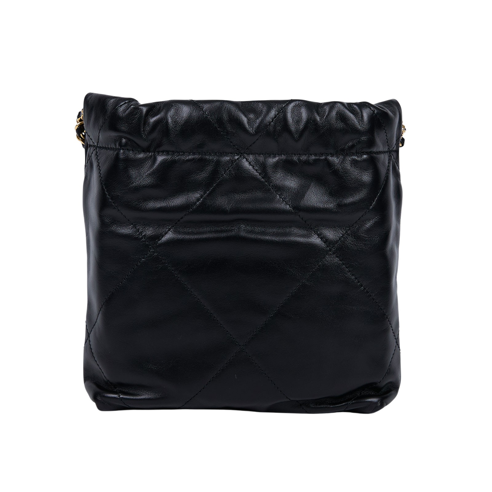 香奈兒 CHANEL 22 迷你 束口包 AS3980 B08037 黑金22包 MINI 防塵袋/原廠盒子/購買證明