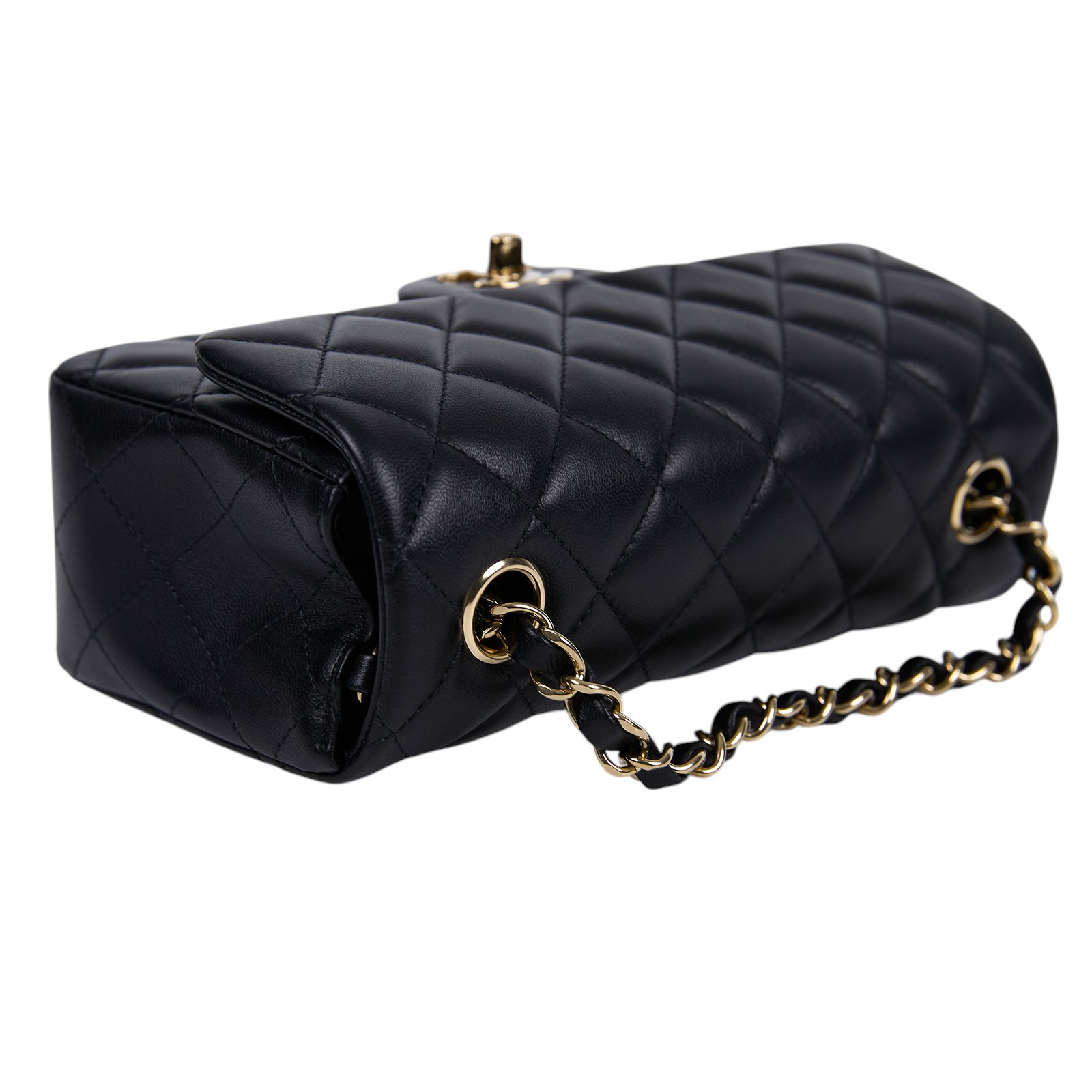 香奈兒 CHANEL CF 迷你 口蓋包 A69900 晶片款 黑金羊COCO20 防塵袋/原廠盒子/購買證明