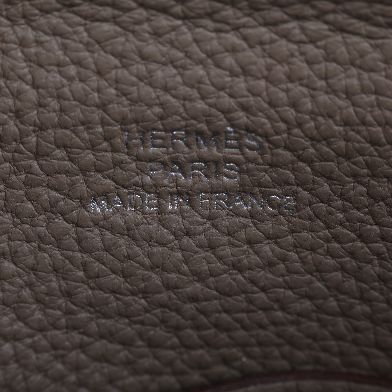 愛馬仕 Hermes Videpoches 肩背包 銀色五金 大象灰 H034283CKAA /B刻  防塵袋/原廠盒子/購買證明