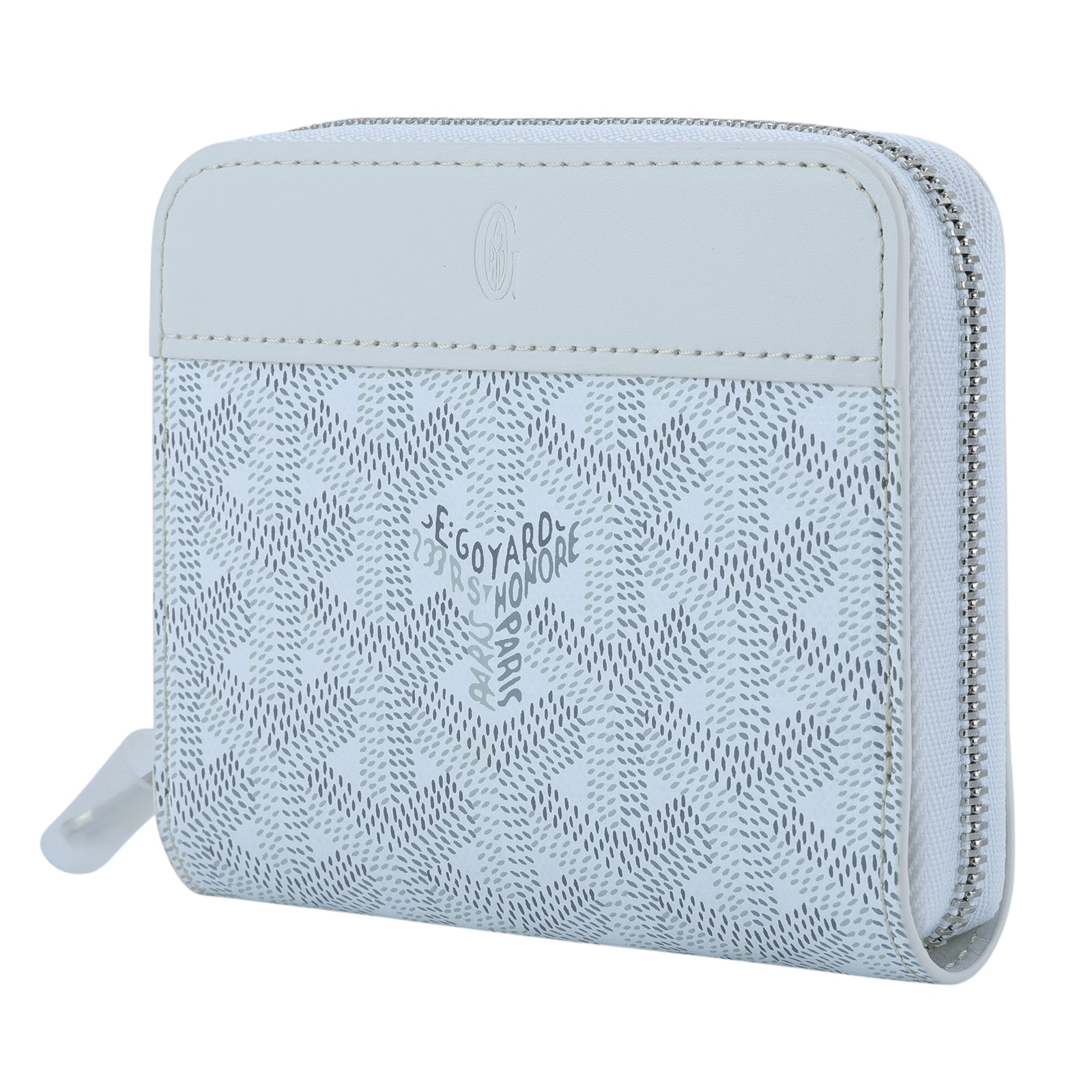 高雅德 GOYARD Matignon PM Wallet 錢包 拉鍊 短夾 MATIGNPMLTY 白MATIGNON PM 原廠盒子