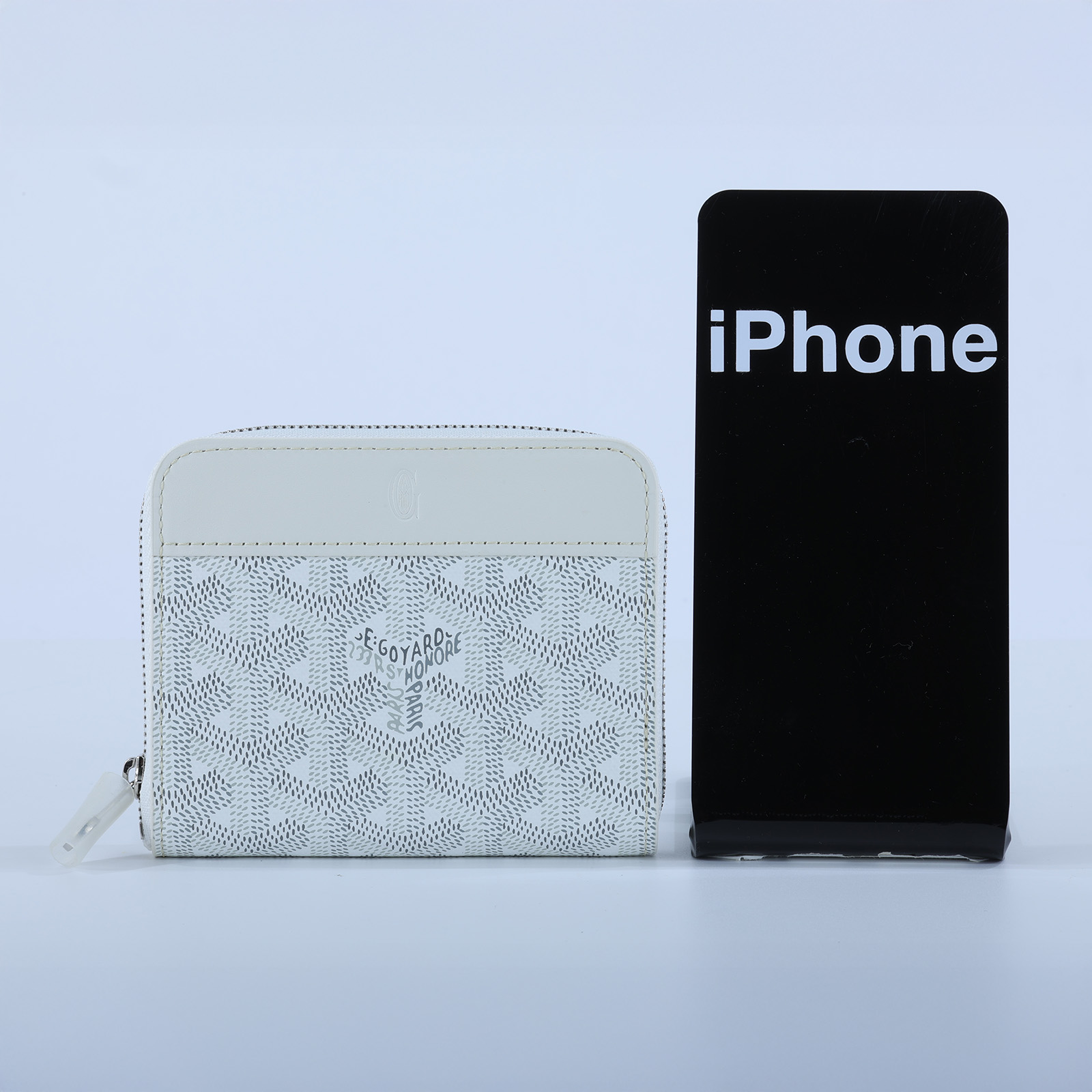 高雅德 GOYARD Matignon PM Wallet 錢包 拉鍊 短夾 MATIGNPMLTY 白MATIGNON PM 原廠盒子