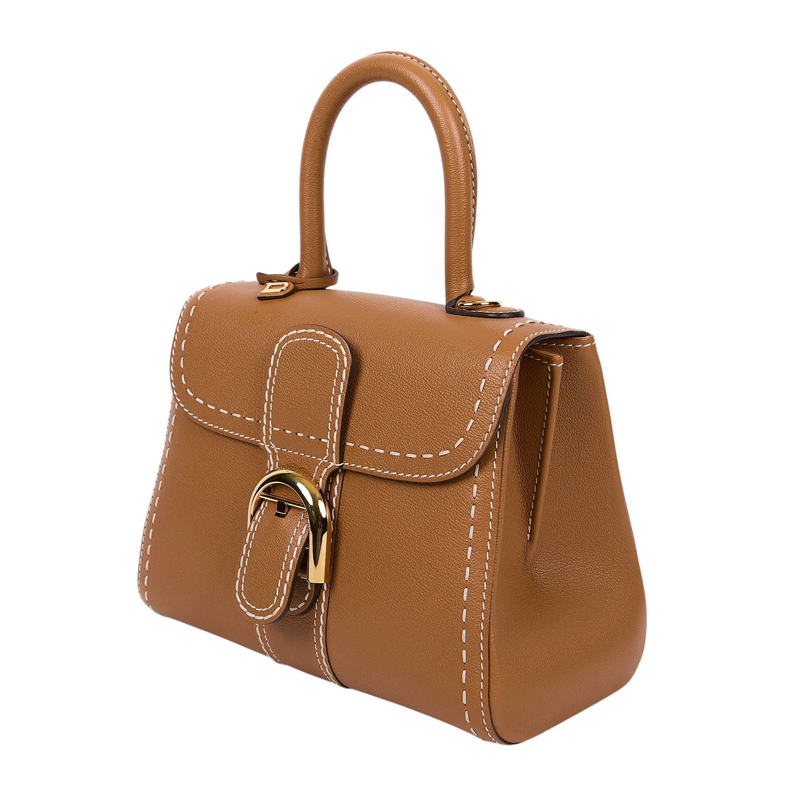 德爾沃 DELVAUX  Brillant 手提包 AA0569ADW0ADNDO 棕BRILLANT PM 原廠盒子/防塵袋/背帶/保證卡