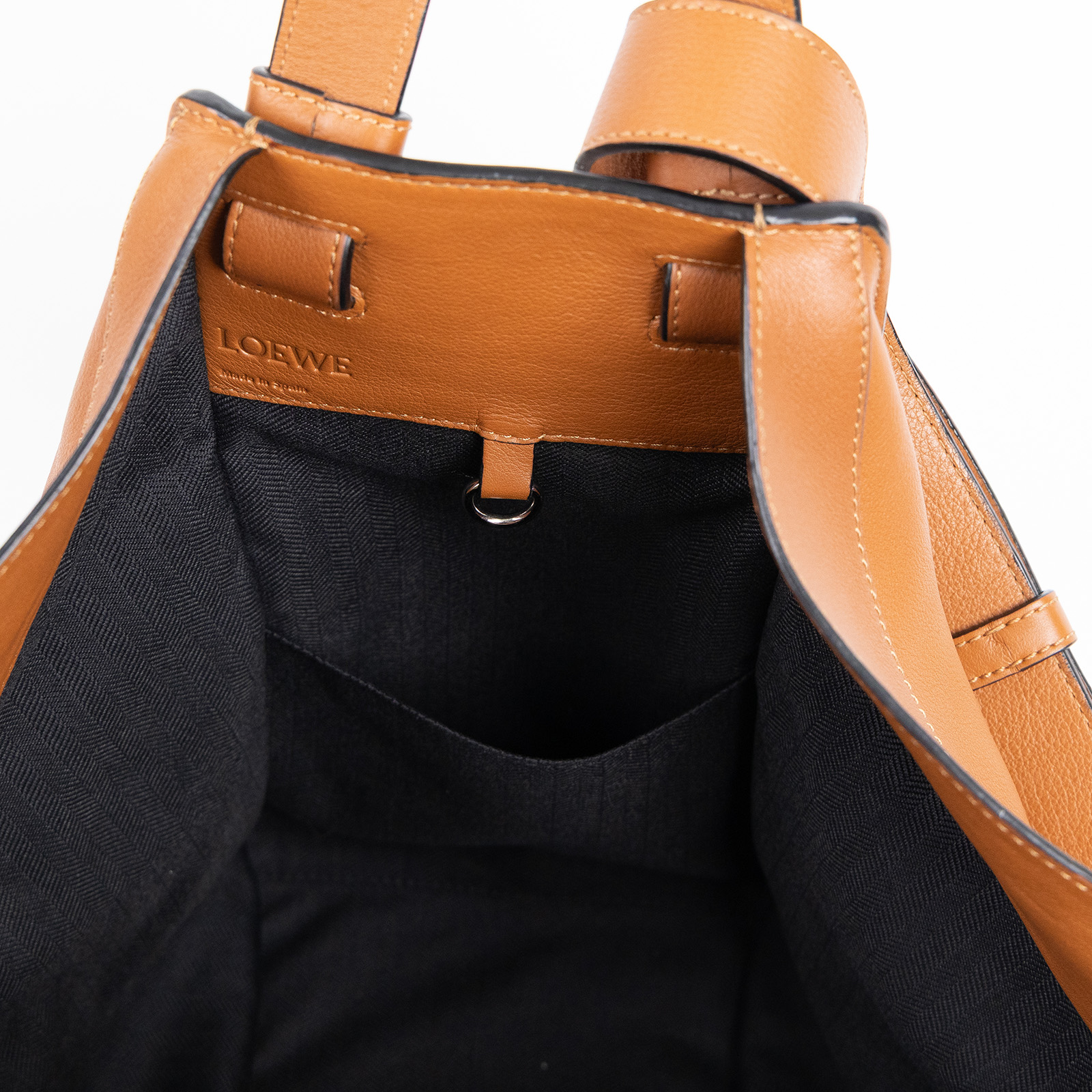 羅意威 LOEWE Small Hammock bag 手提 斜背包 A538S35X51 焦糖HAMMOCK 無附屬品