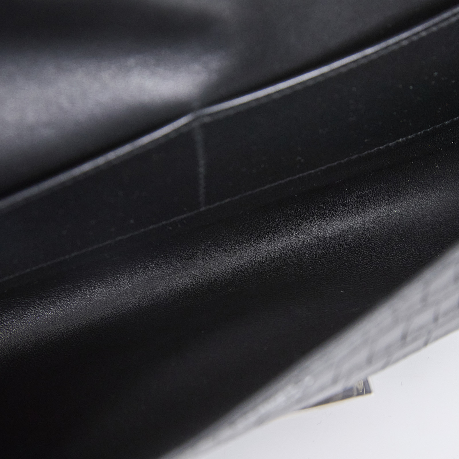 愛馬仕 Hermes Egee Clutch 手拿包  口Q刻 黑鱷魚Egee Clutch 原廠盒子/防塵袋