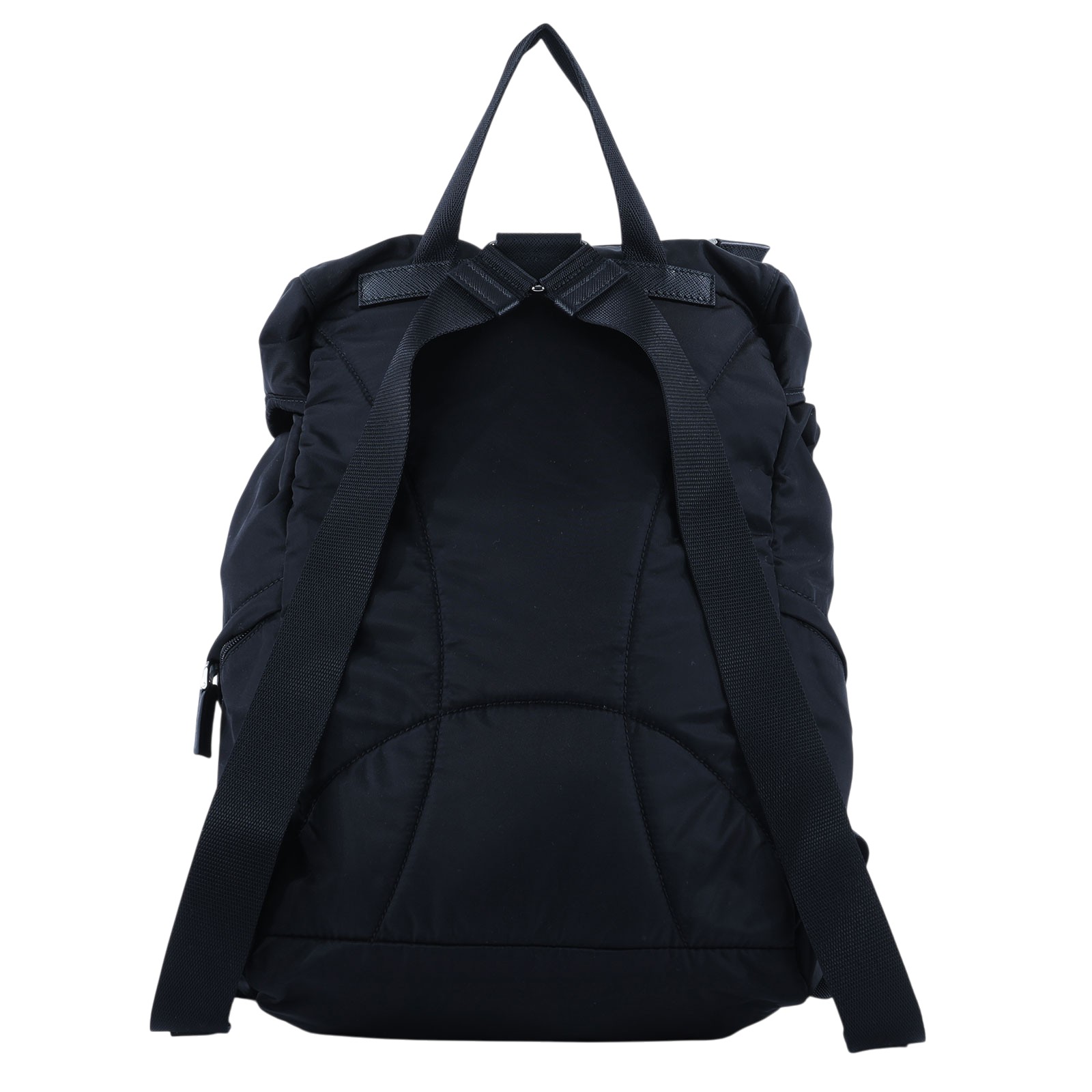 普拉達 PRADA Re-Nylon 背囊 1BZ039_RV44 黑尼龍後背包 防塵袋